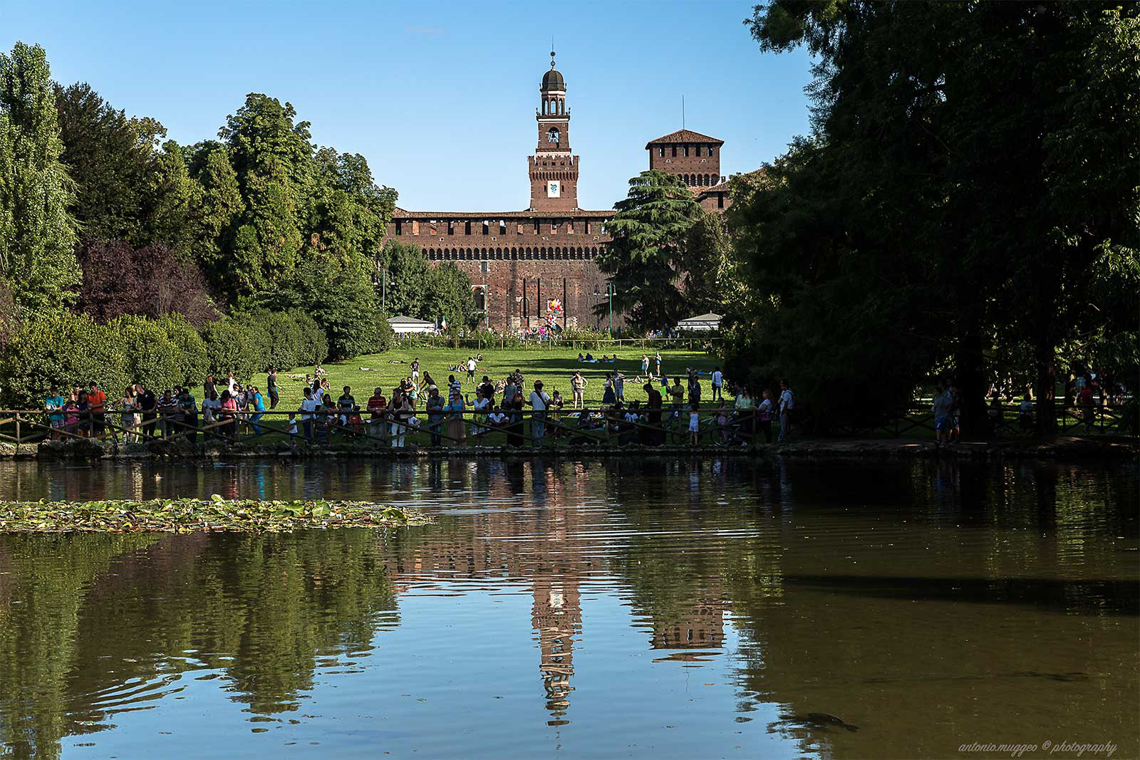 Parco Castello Sforzesco-Milano