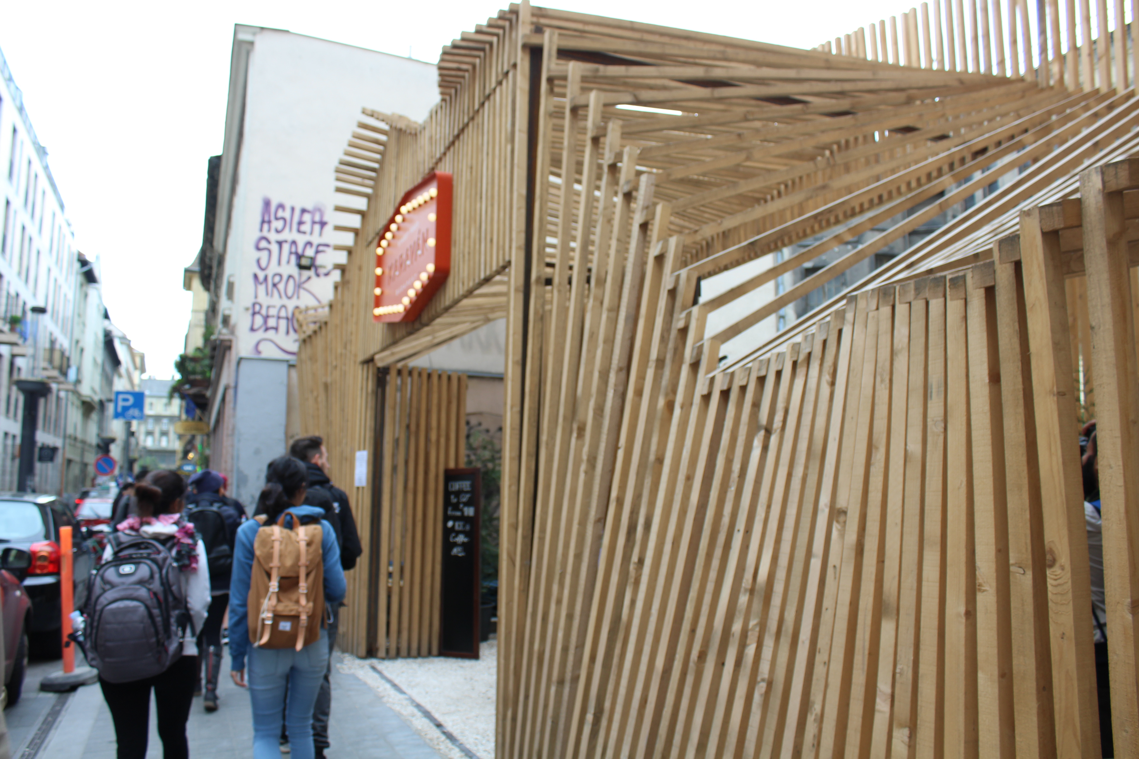 Hungarian Urban Infill - Biergarden