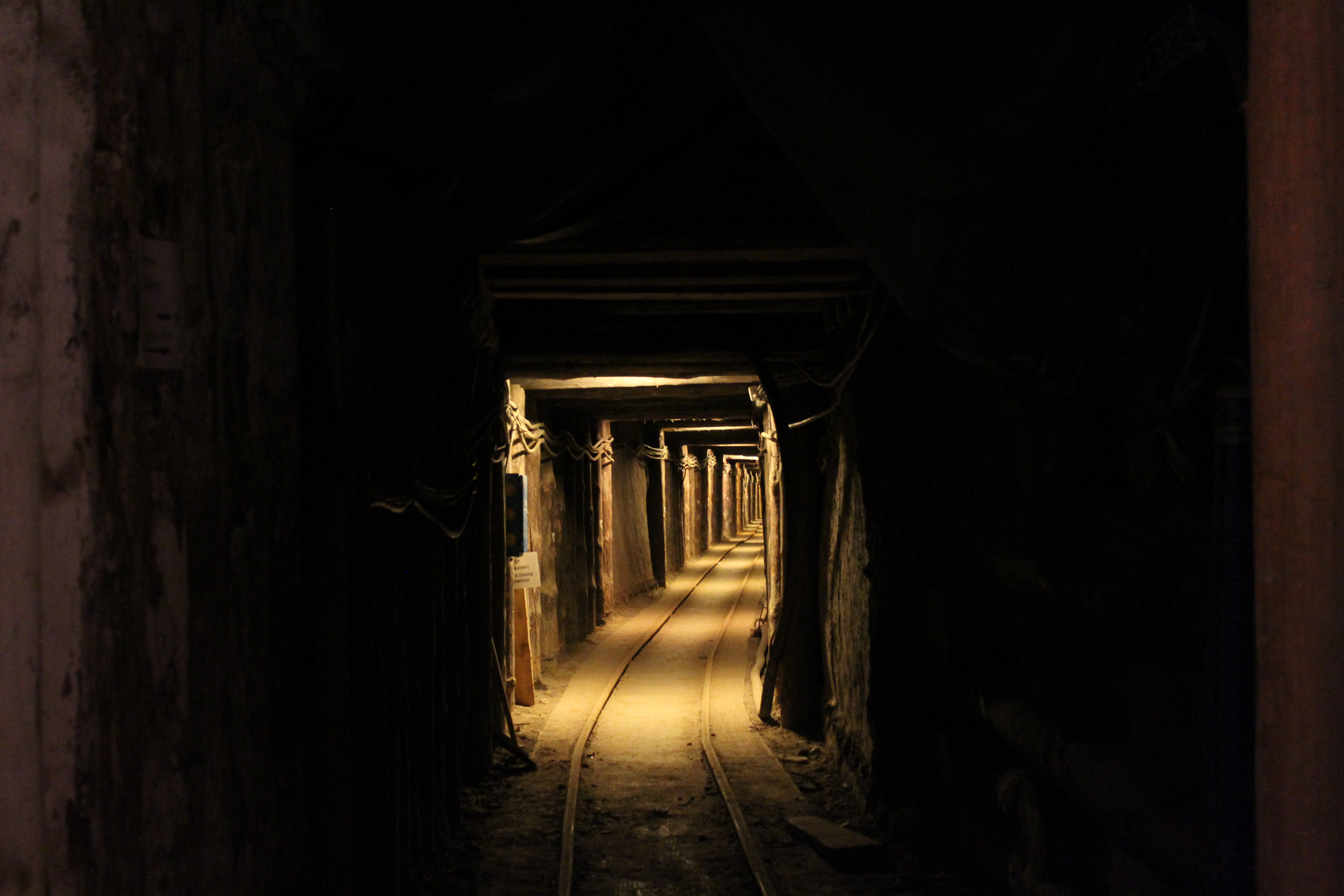 Salt Mine Tunnel in Wieliczka, Poland