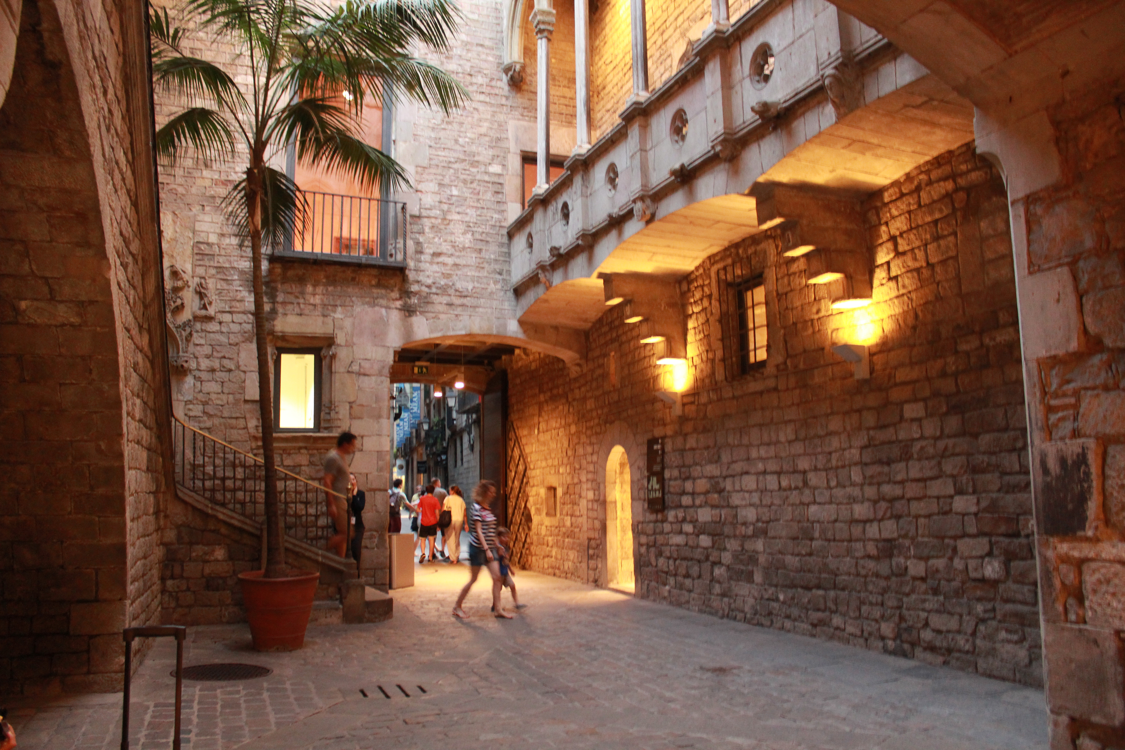 Picasso Museum's Courtyard