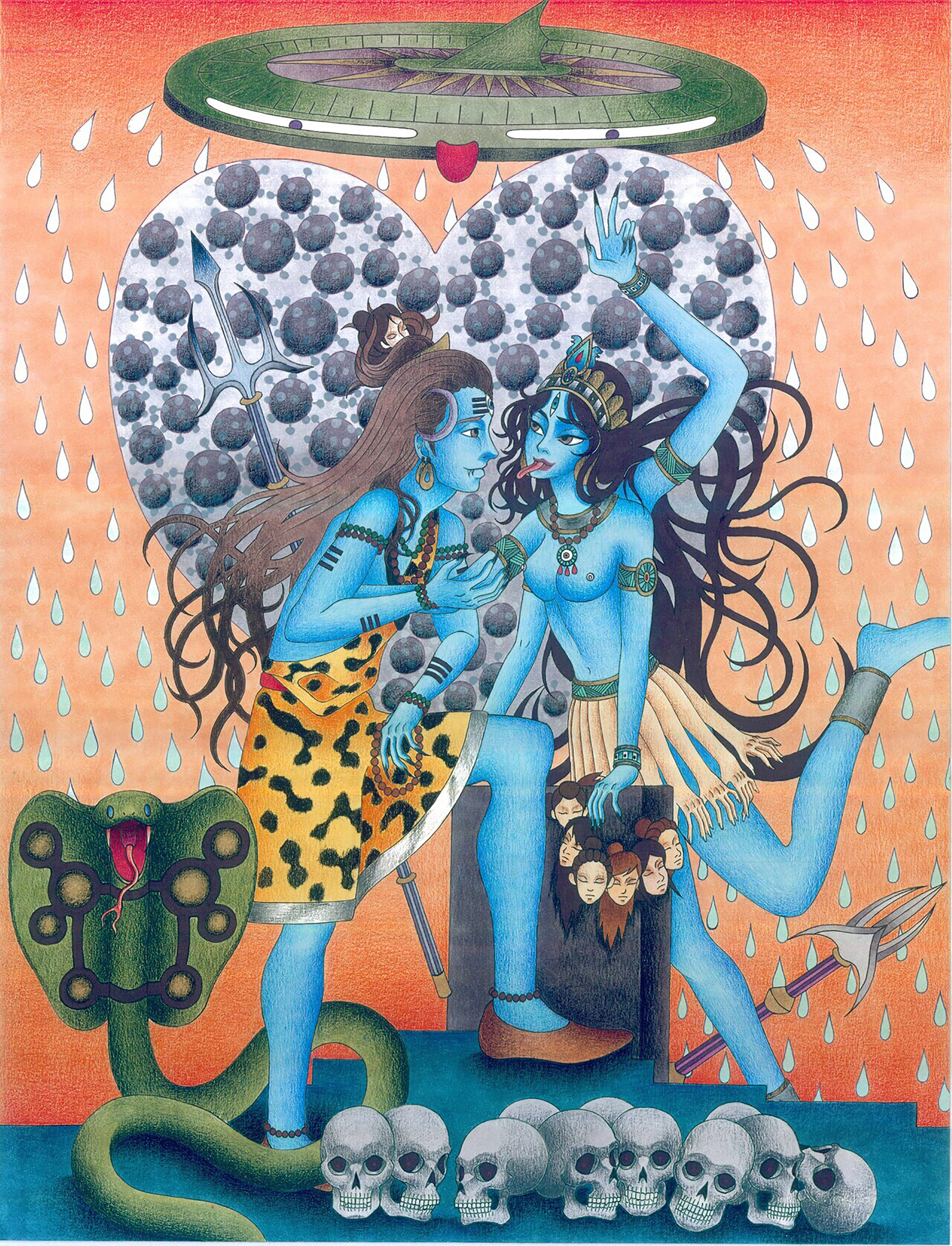 Dance of Destruction: Siva and Kali
