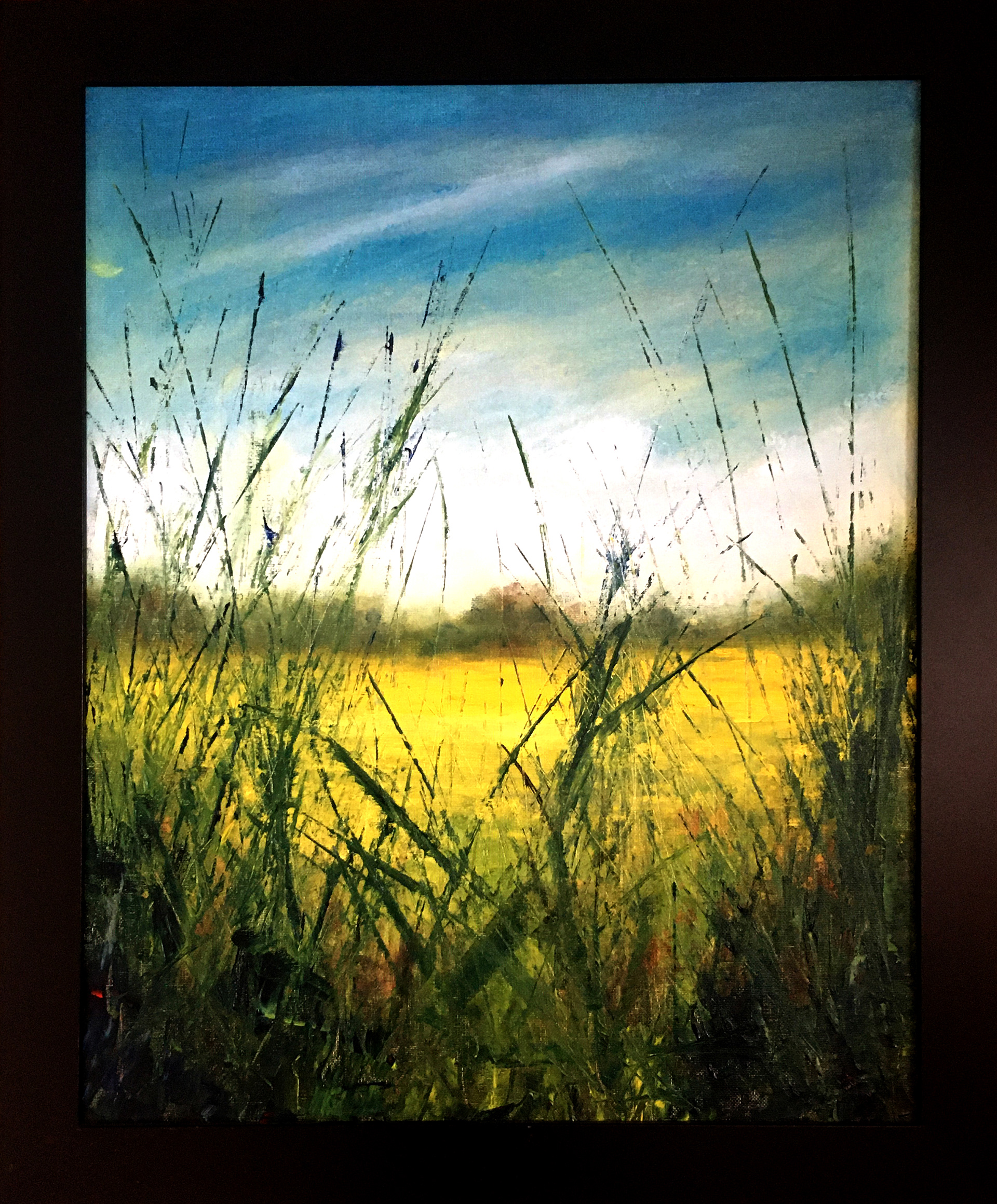 'Through the grass’ 20” x 16” £450 (Oil)