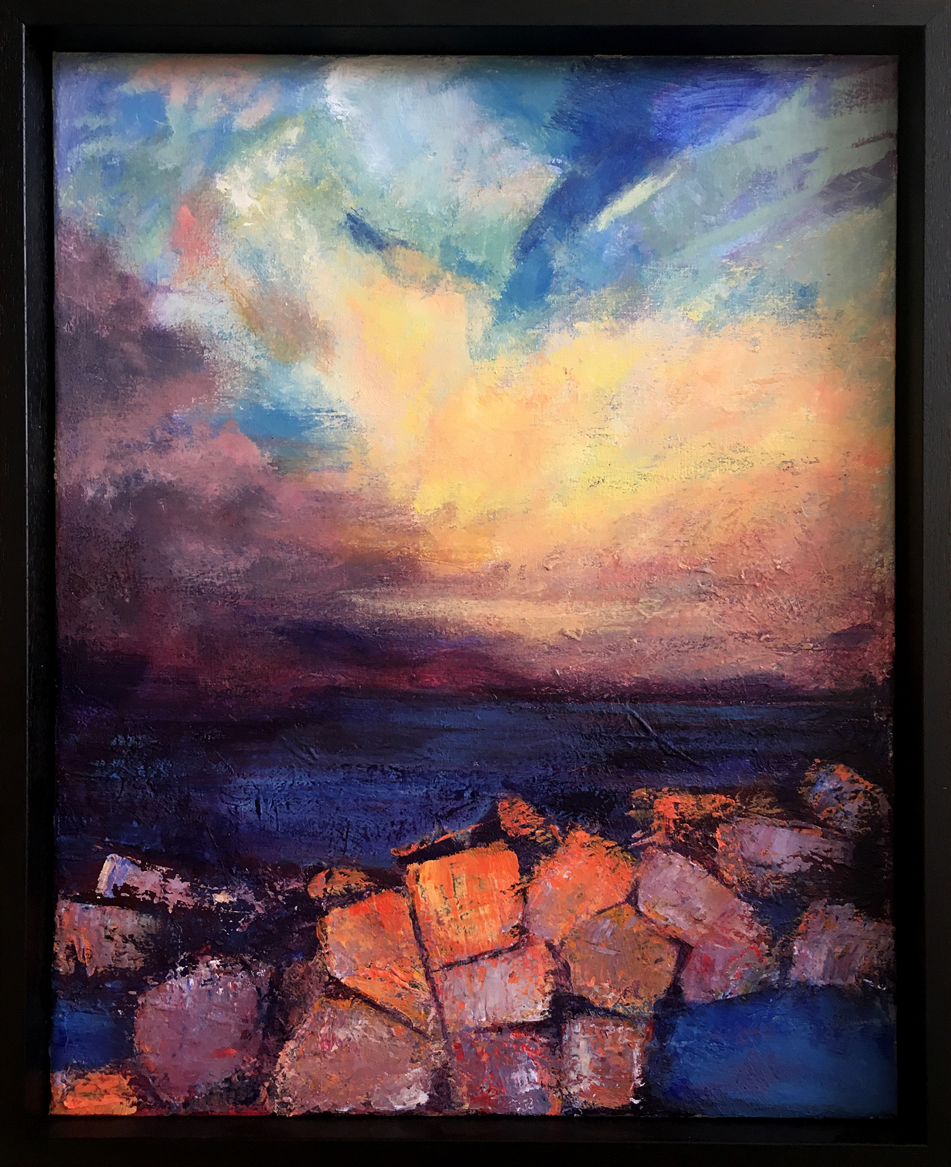 'Rock Harbour' 20” x 16” £450 (Acrylic)