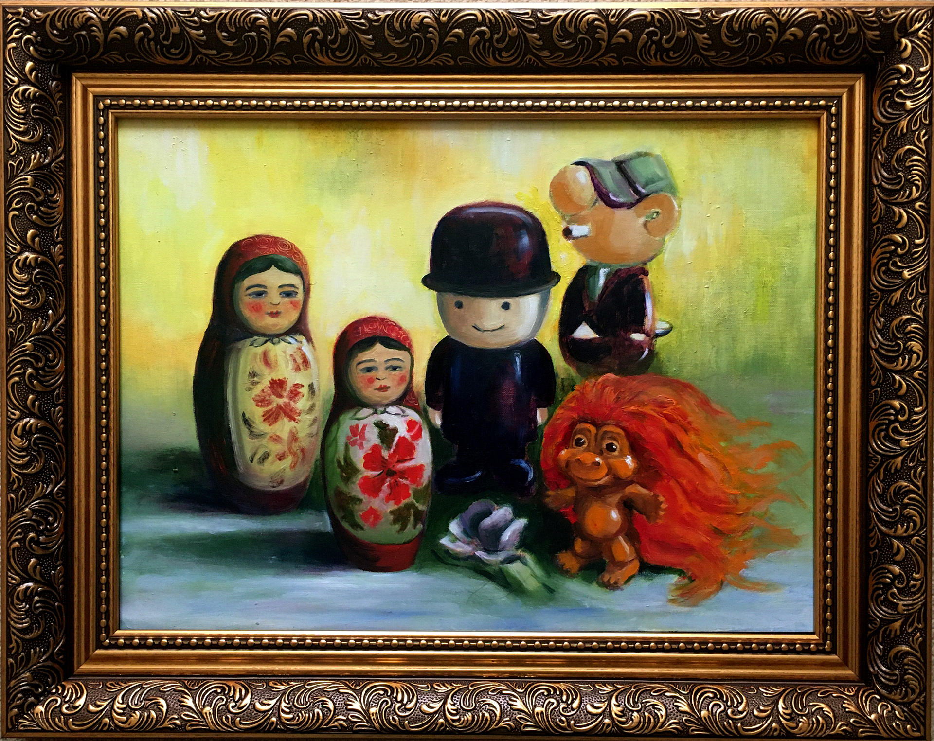 ‘ keepsakes & Memories’ 16” x 12” £300 (Oil)