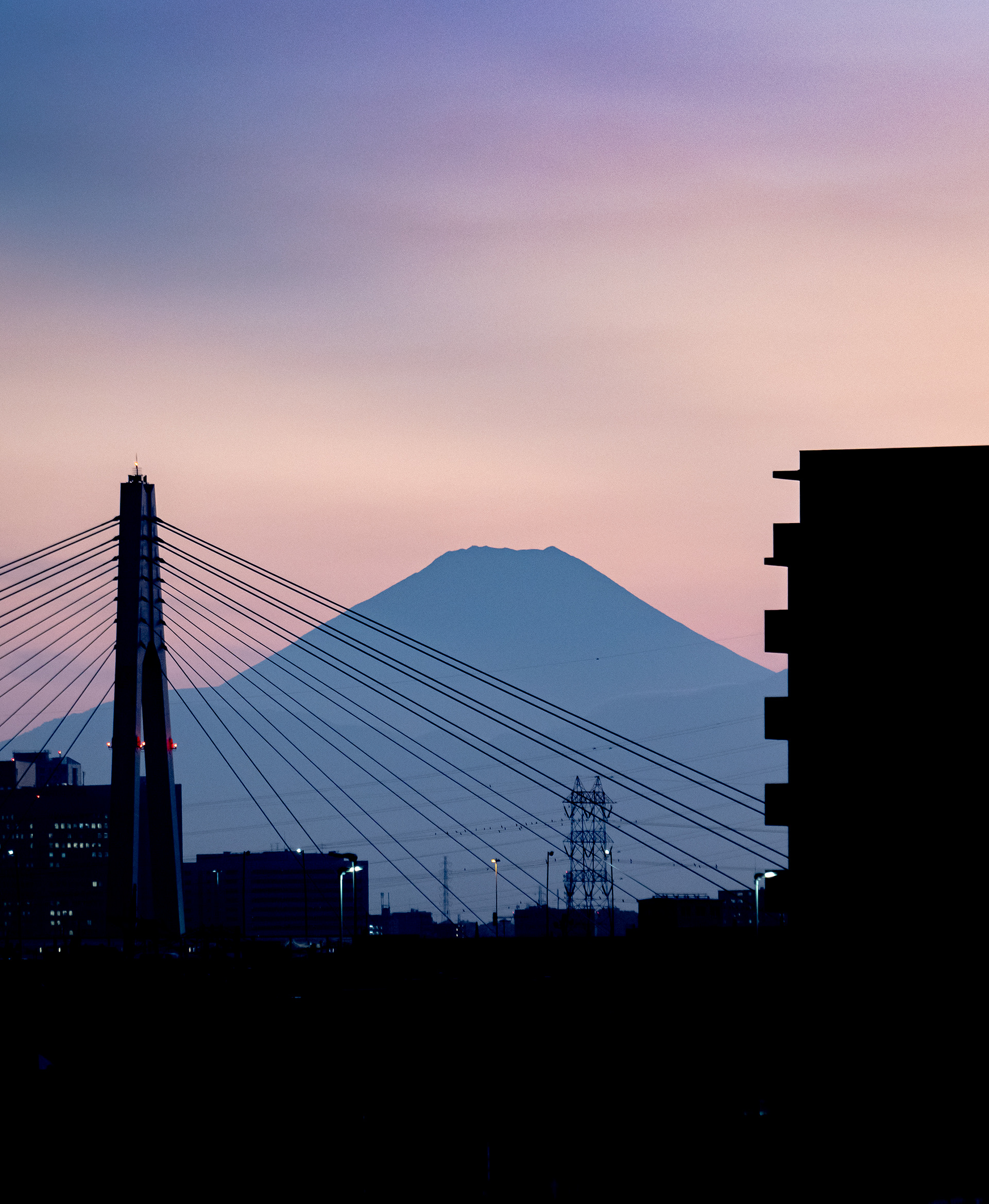 Mt. Fuji from Haneda