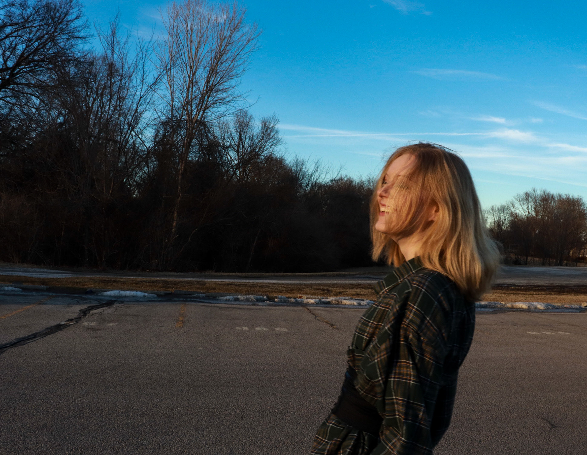 sunsets and parking lots