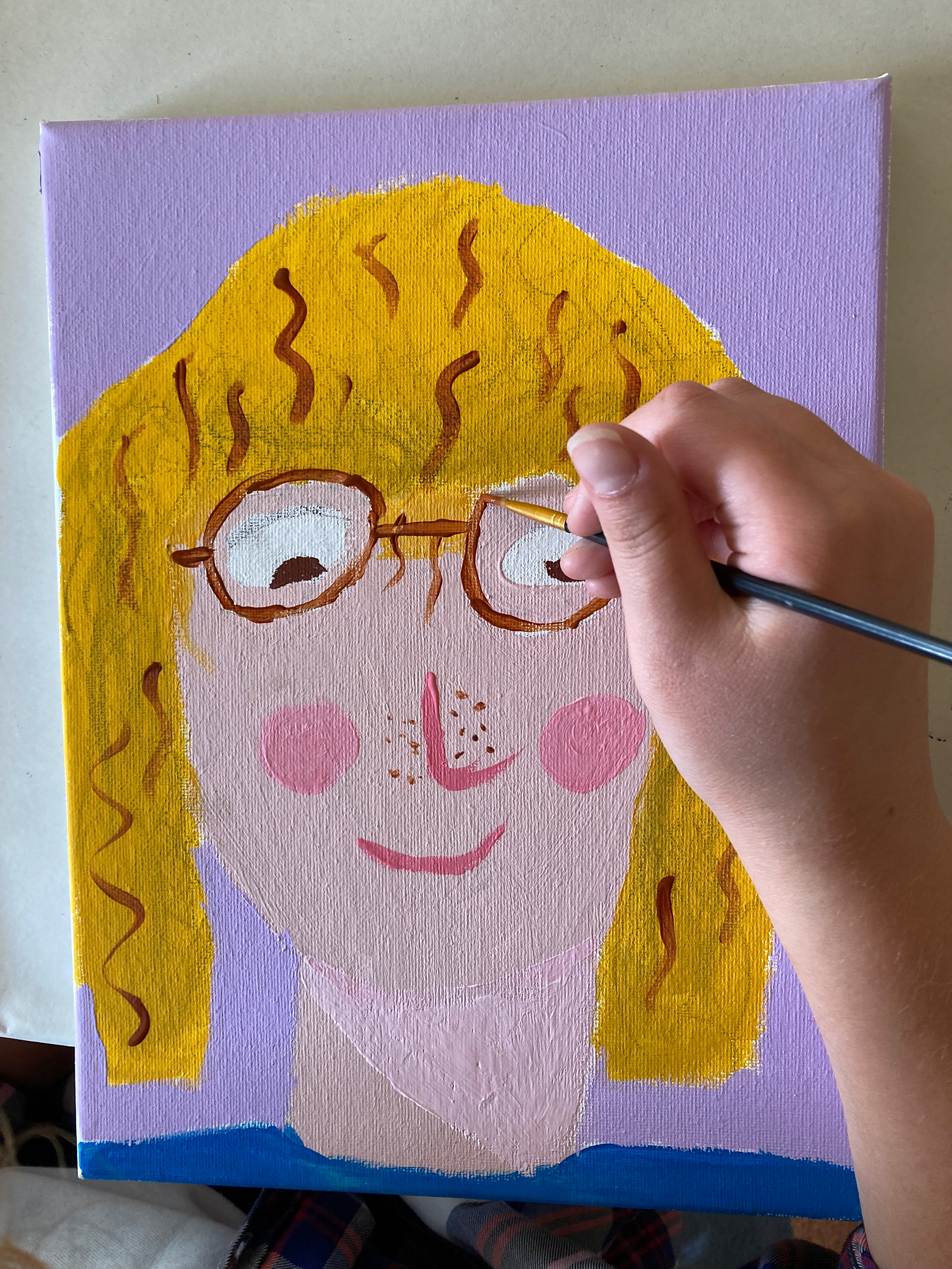 Year 6 portrait project WCPS 