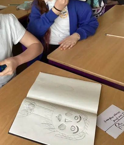 Year 6 portrait project WCPS 