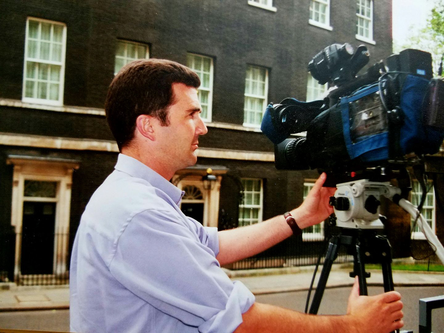 At 10 Downing Street on election day