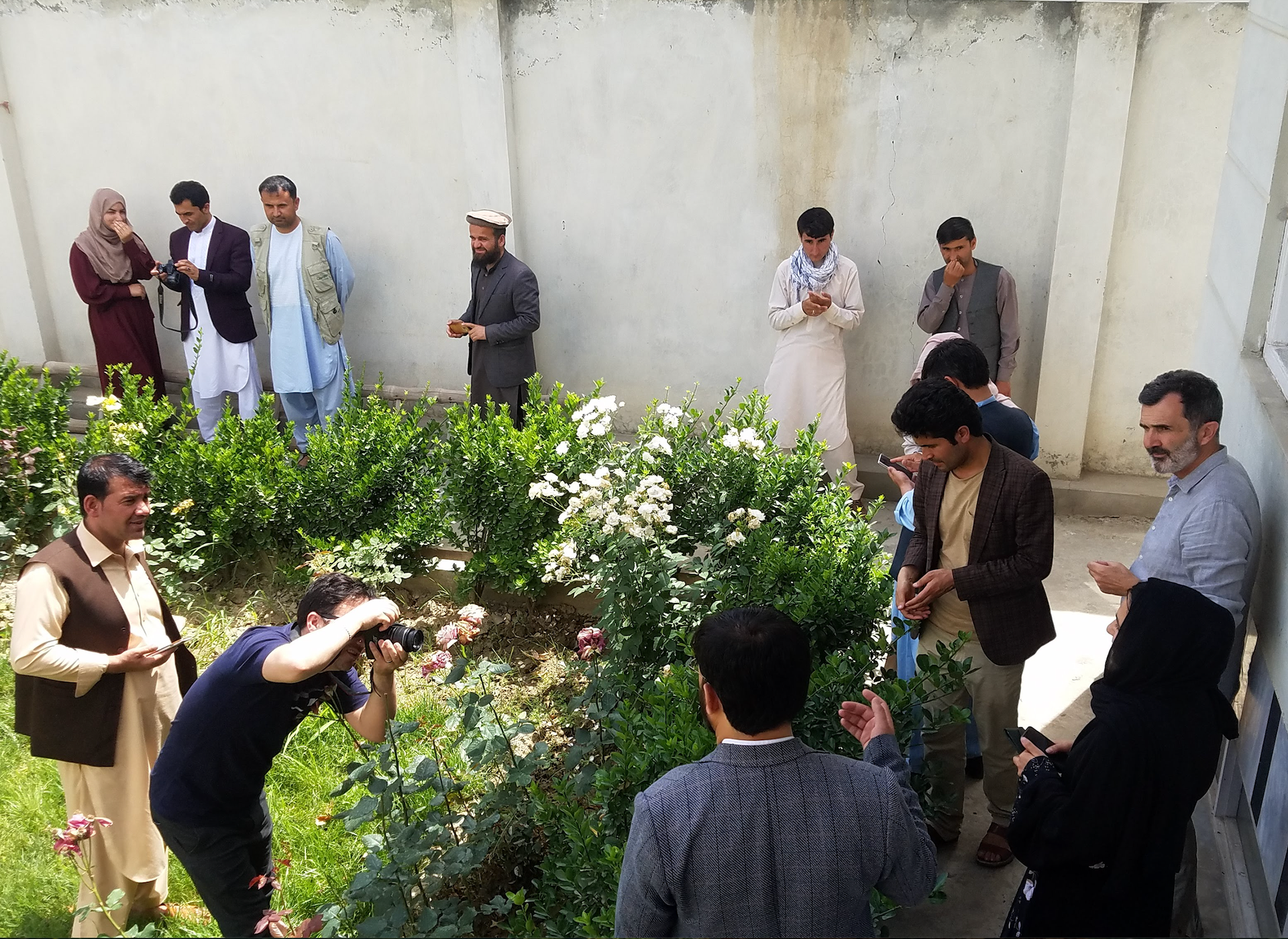 A photography traing session in Afghanistan