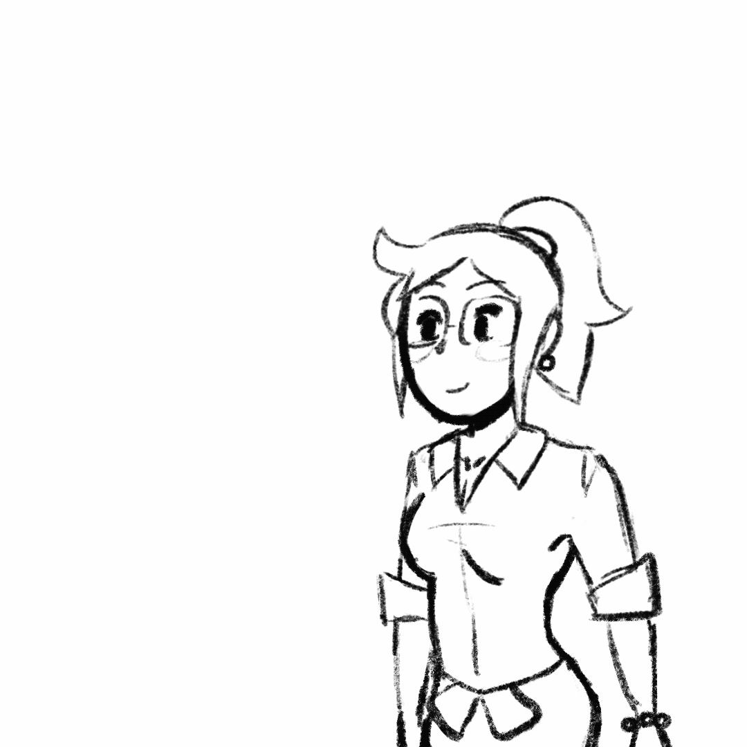 Fully-animated dialogue portrait concept