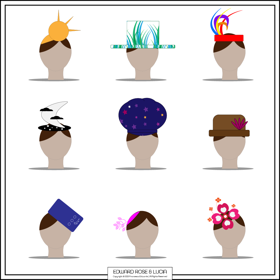 Boutique Visual Design - 2023 - A-Hat-A-Day Top 9