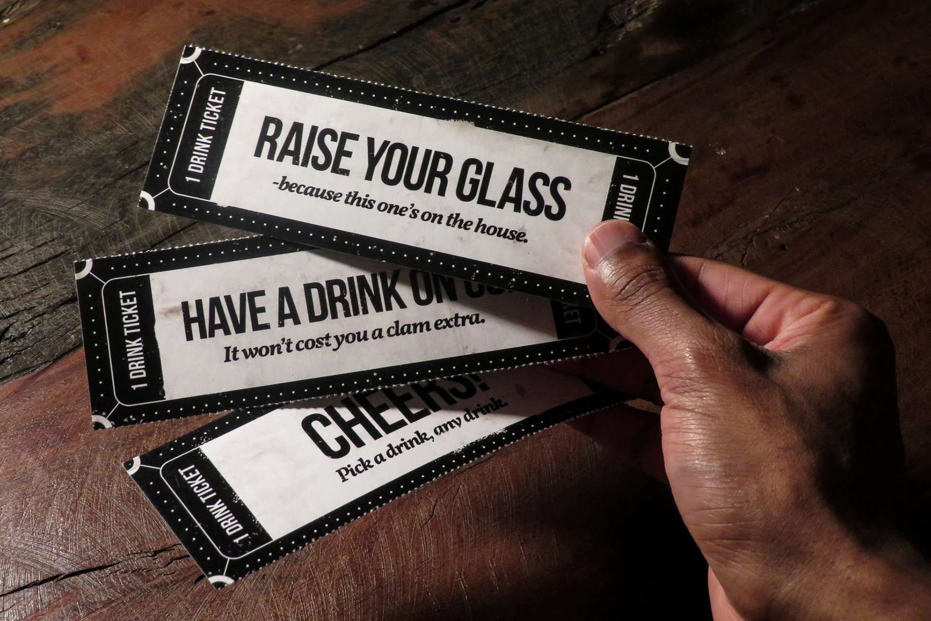 Drink Tickets Front