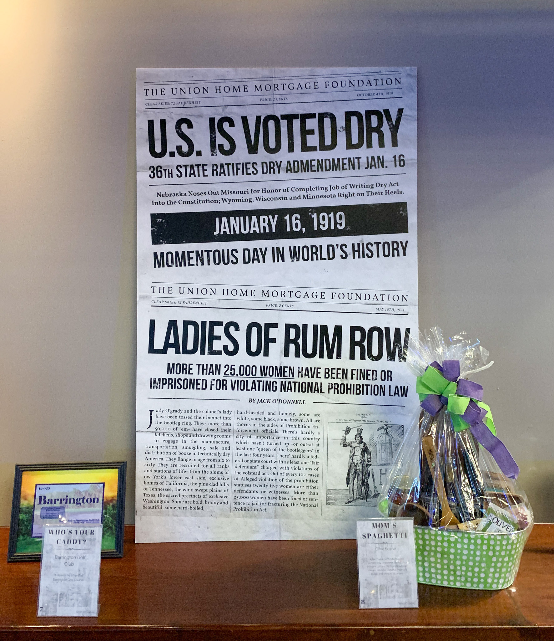 Decorative Poster 1 30" x 50" (Silent Auction Table)
