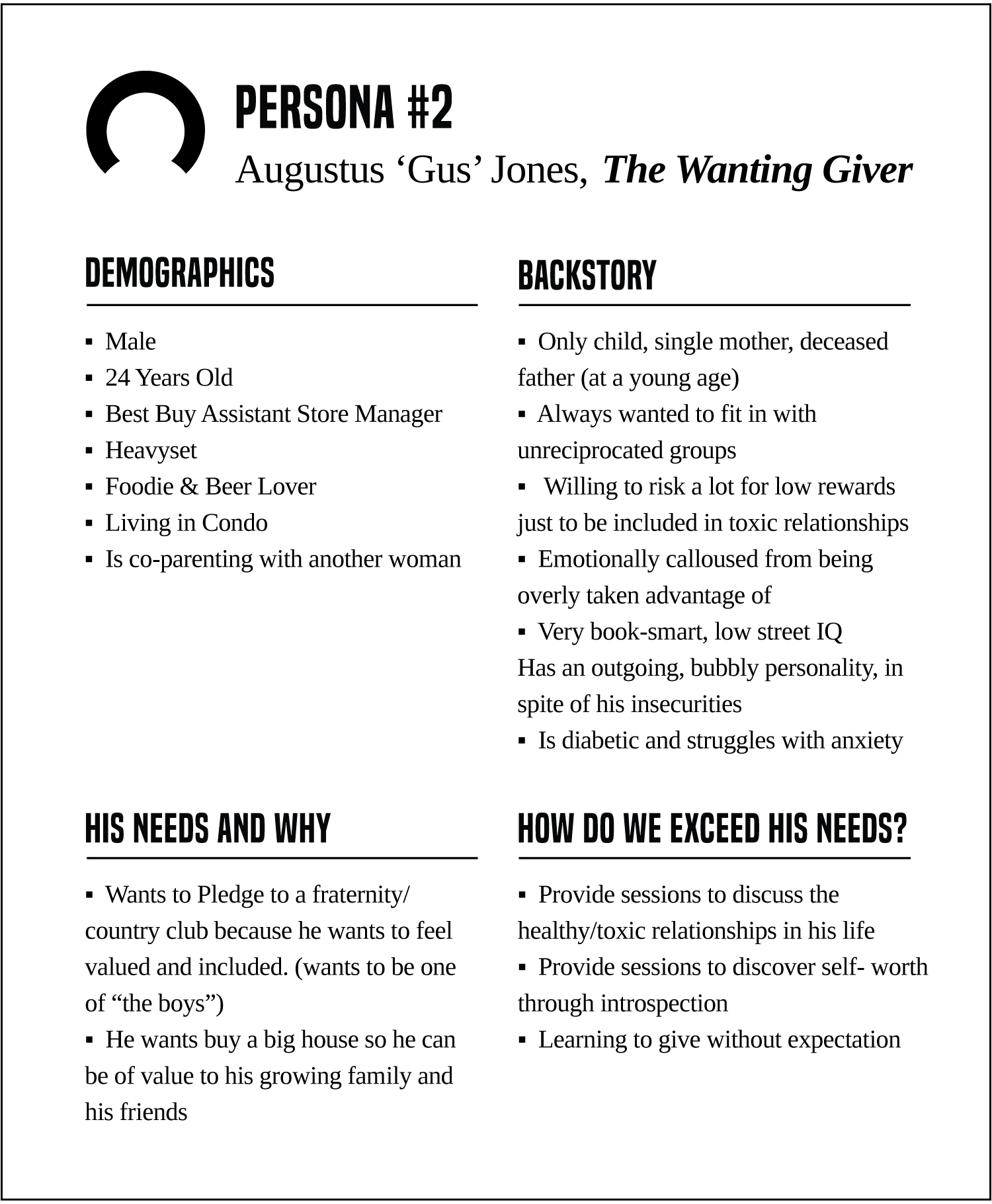 Persona 2: The Wanting Giver