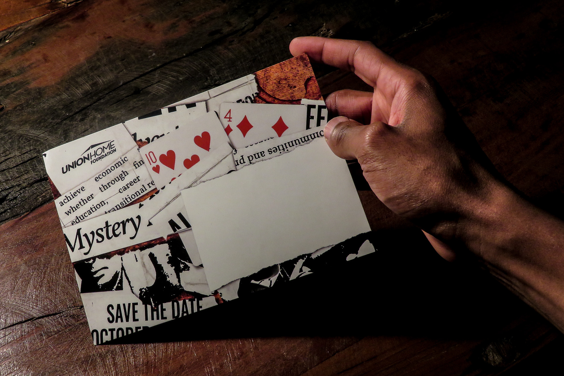 Save the Date Postcard Back