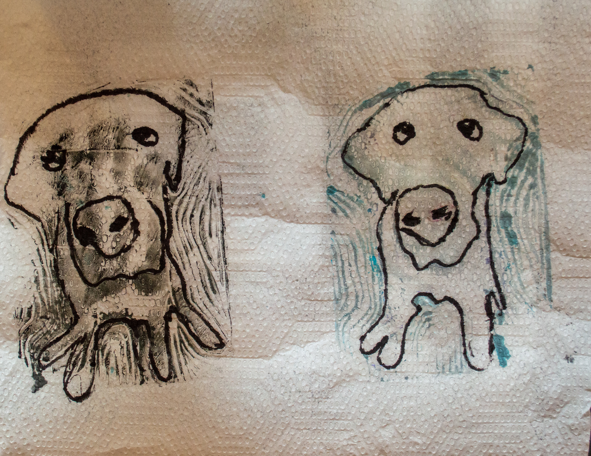 Print on paper towel