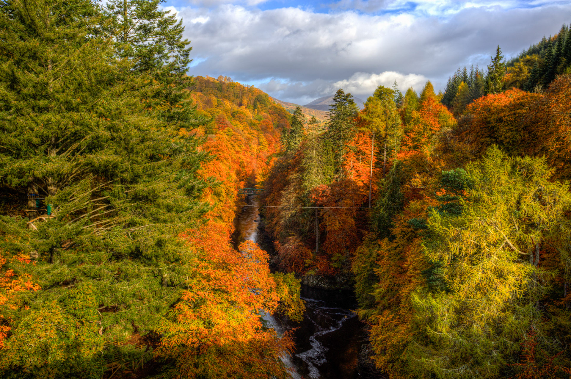 Garry Bridge. Autumnal Tour around Perthshire 19 October 2024