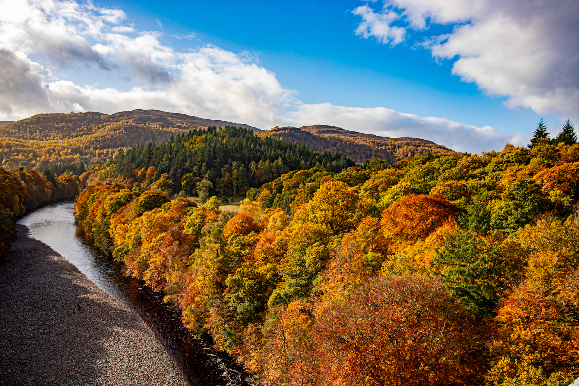 Garry Bridge. Autumnal Tour around Perthshire 19 October 2024
