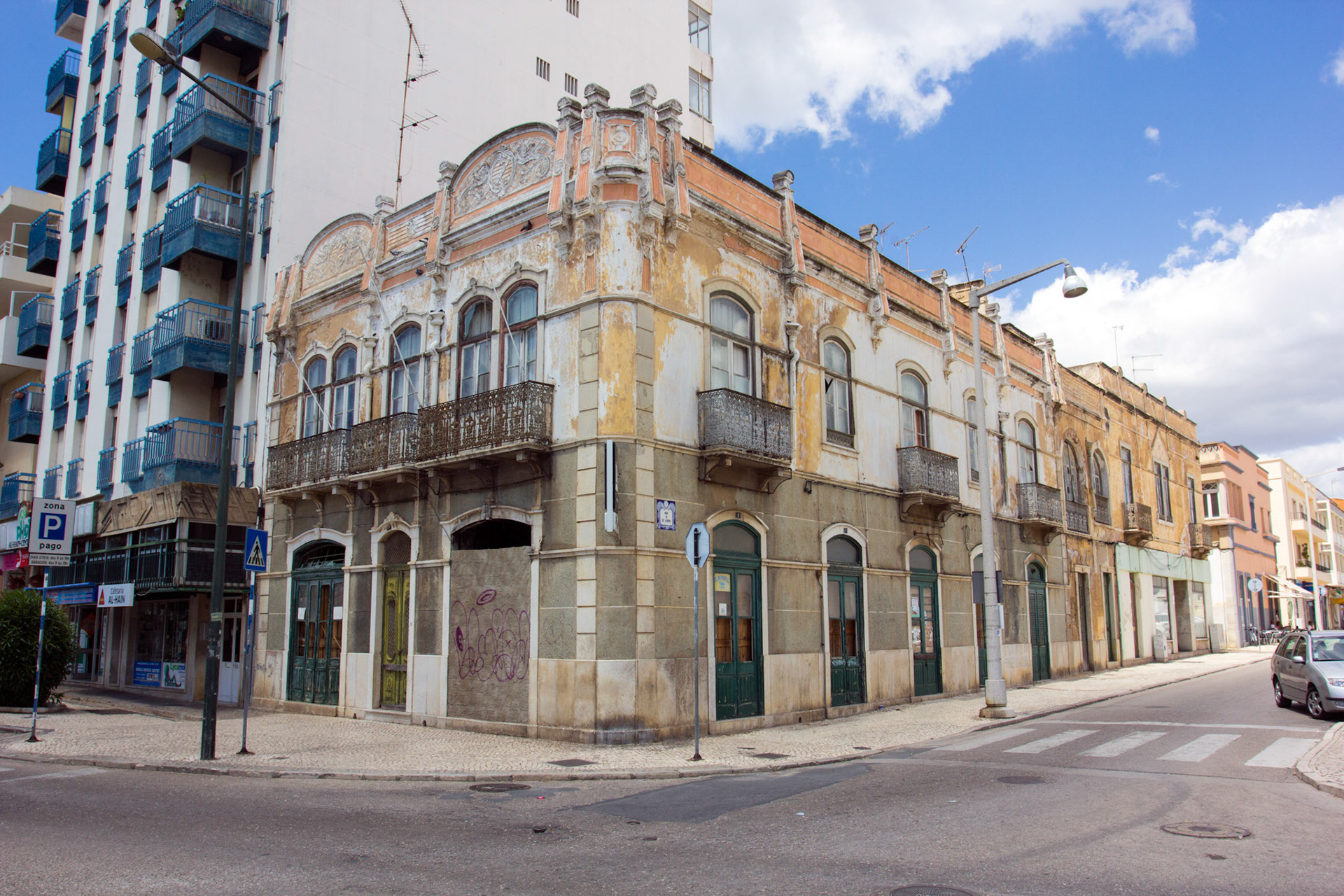 Old buildings in Olhão.