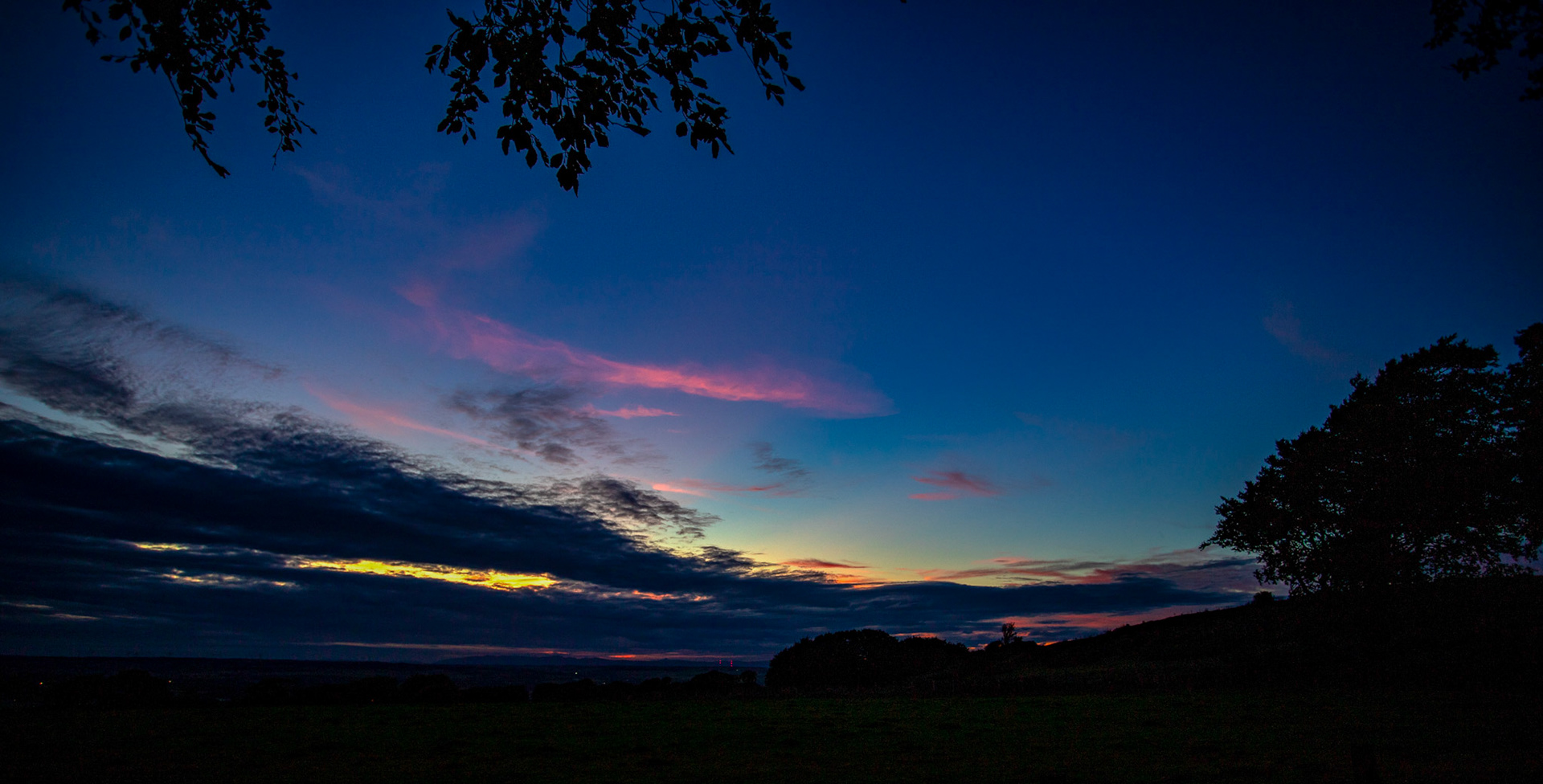 Sunset Bathgate Hills 16 Sept 2024