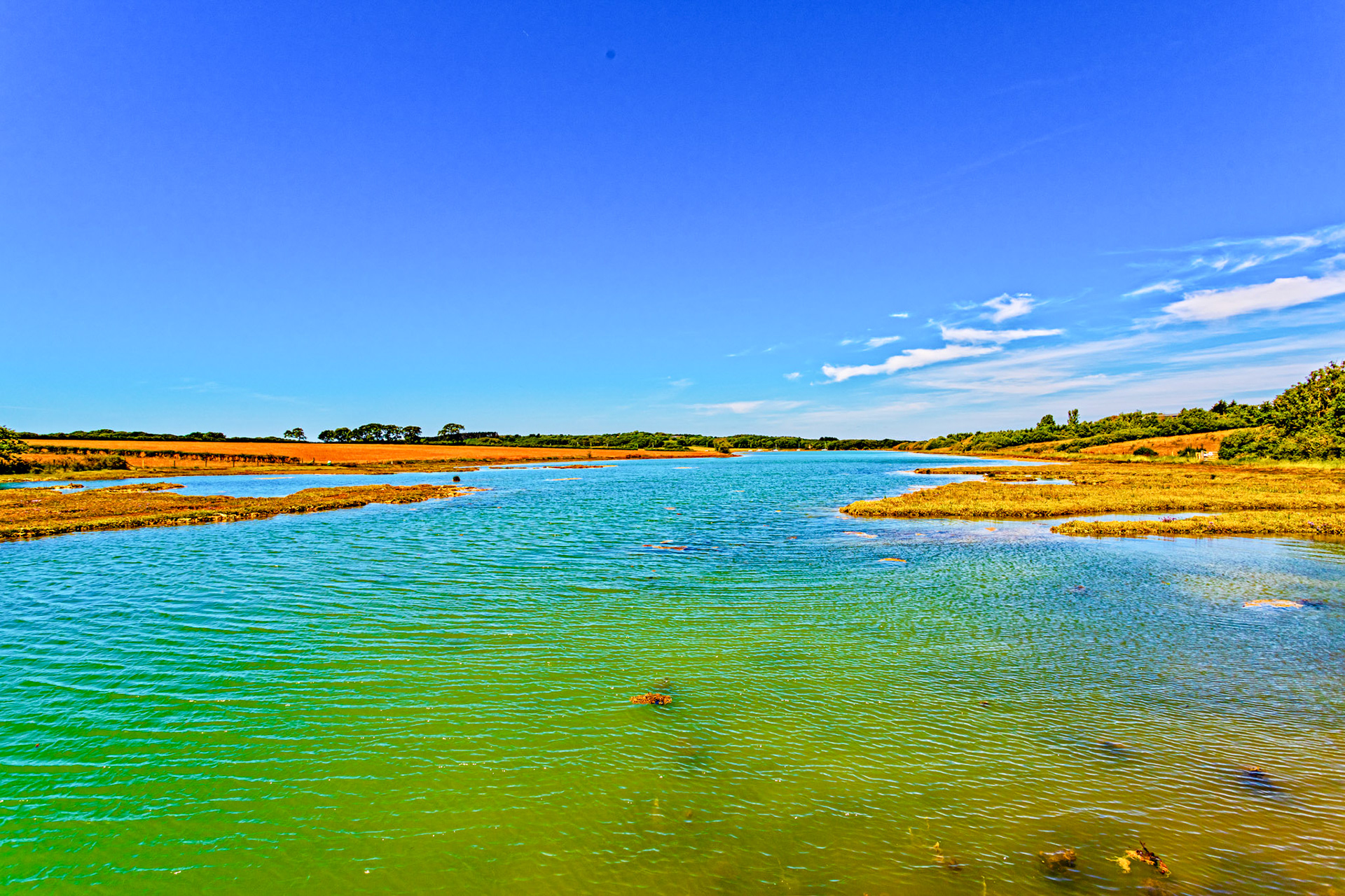 Causeway Lake Bridge IOW 14 July 2022