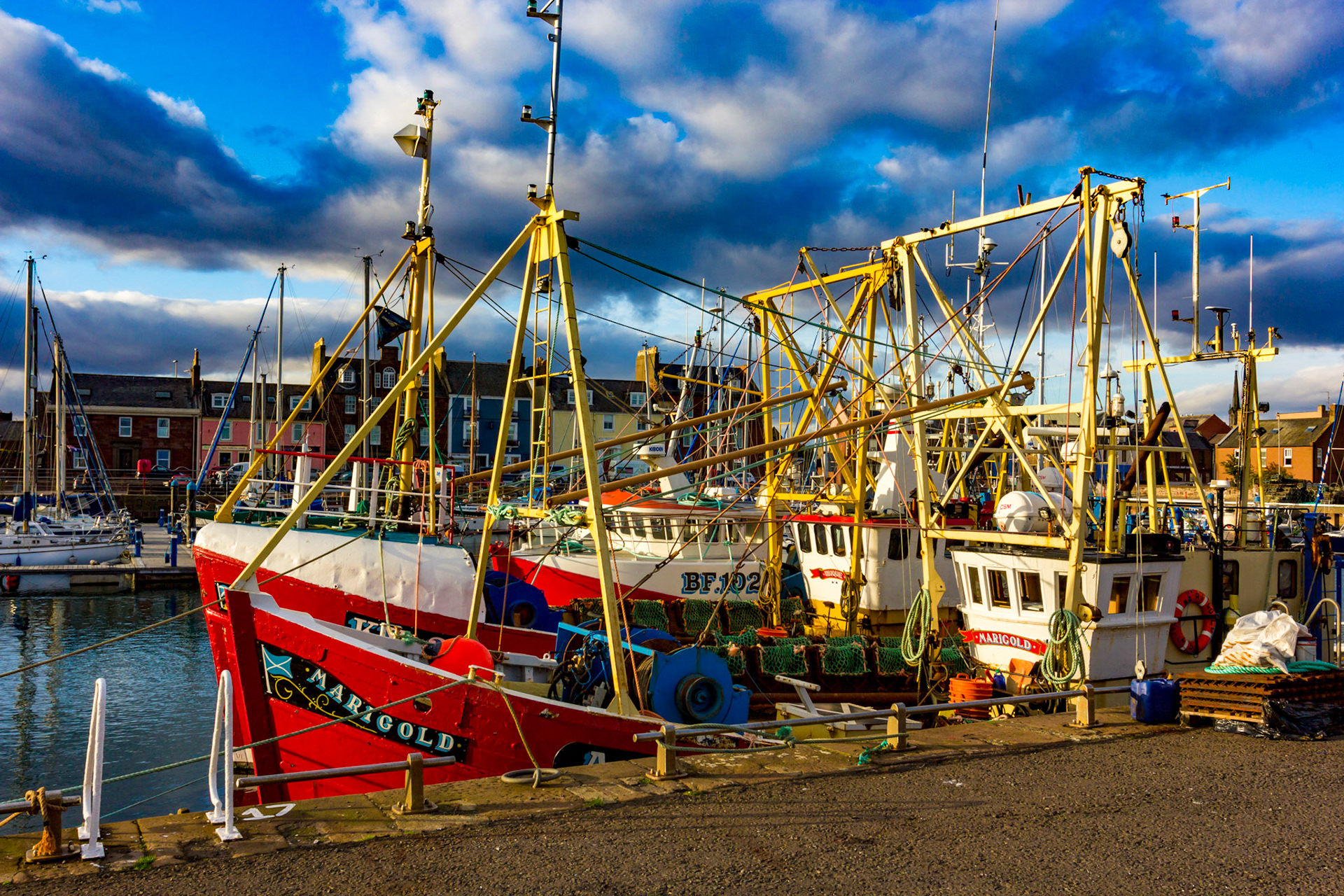 Scallop Dredgers in Arbroath Harbour - 16 September 2019 Please see my other Photographs at: www.jamespdeans.co.uk