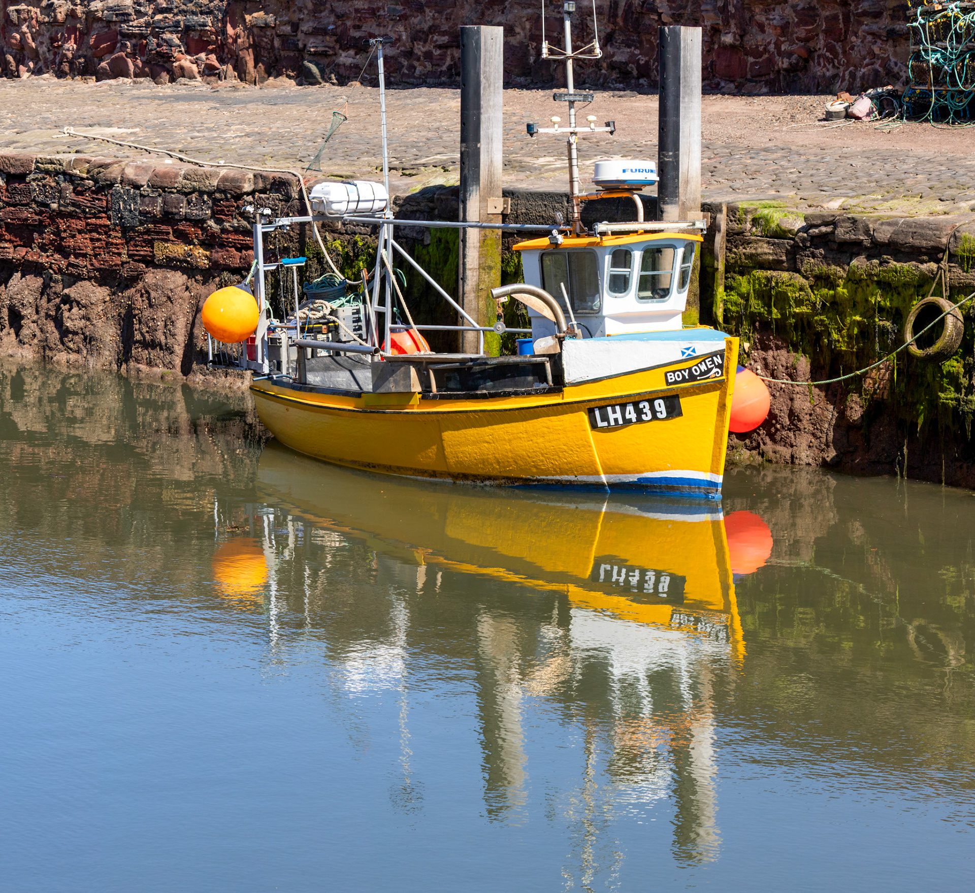 Fishing Boats &amp; Reflections - Dunbar 17 May 2025
