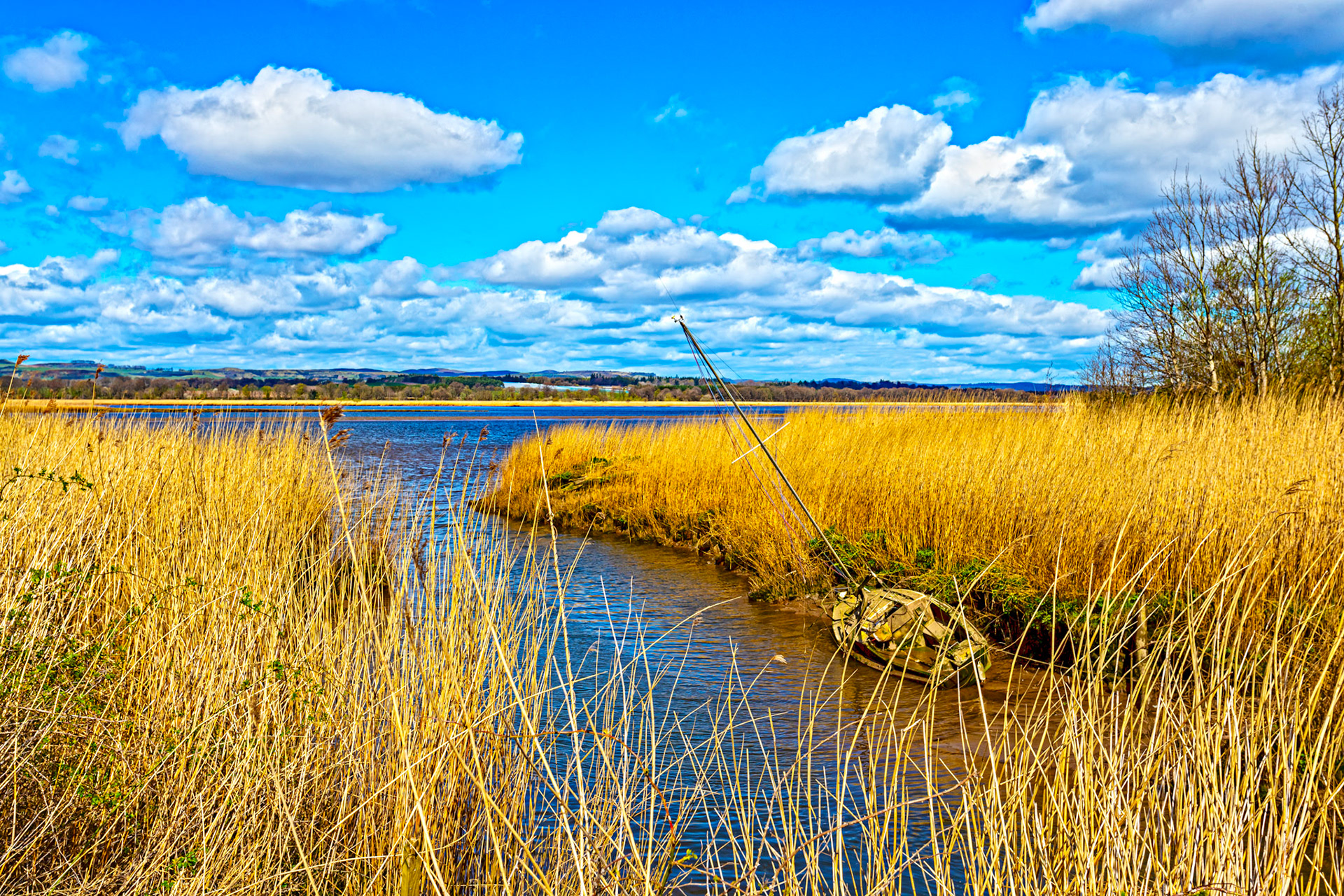 Lindores Pow, Newburgh, Fife. 17 April 2024