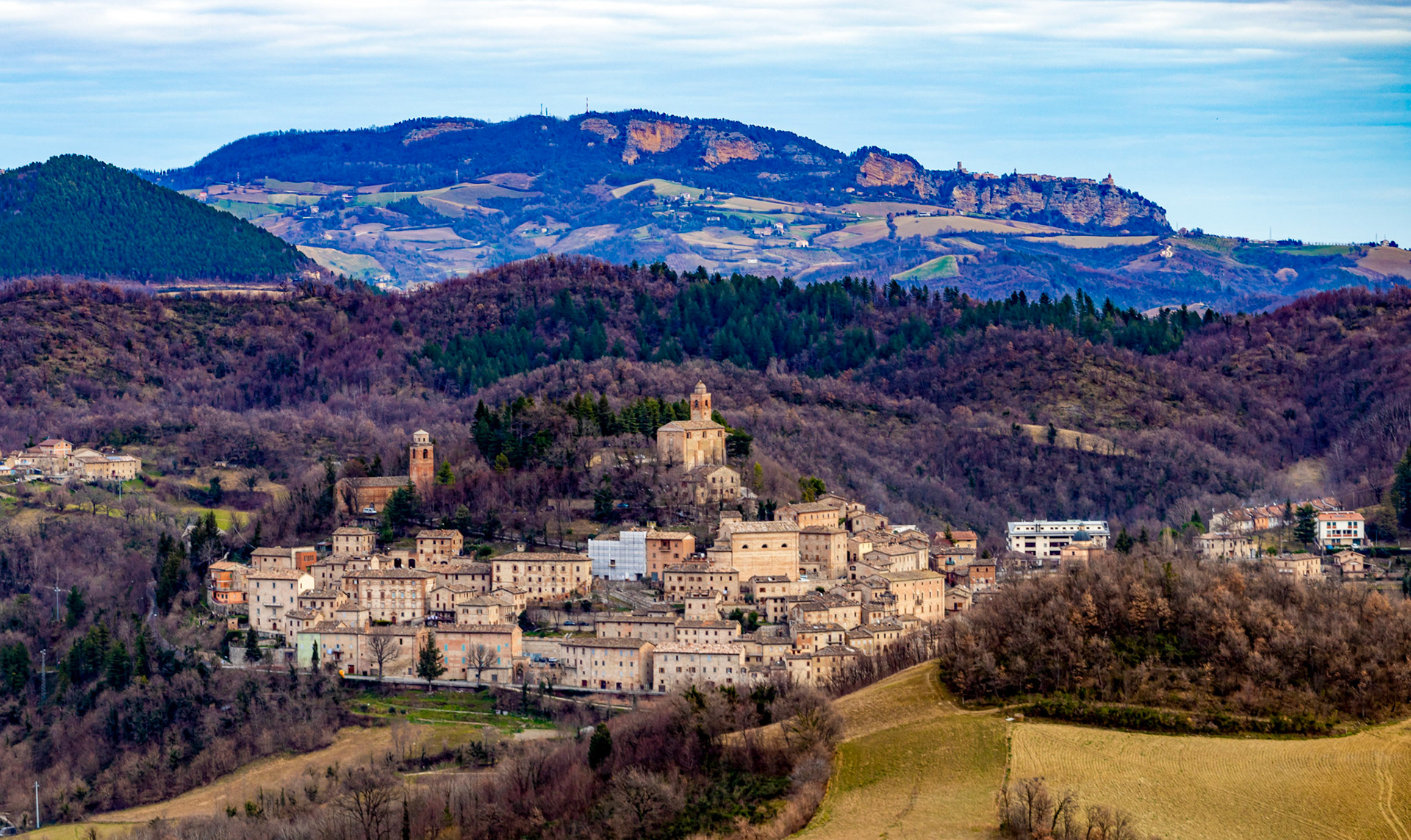 Montefortino Sibillini Mountains 01 February 2020