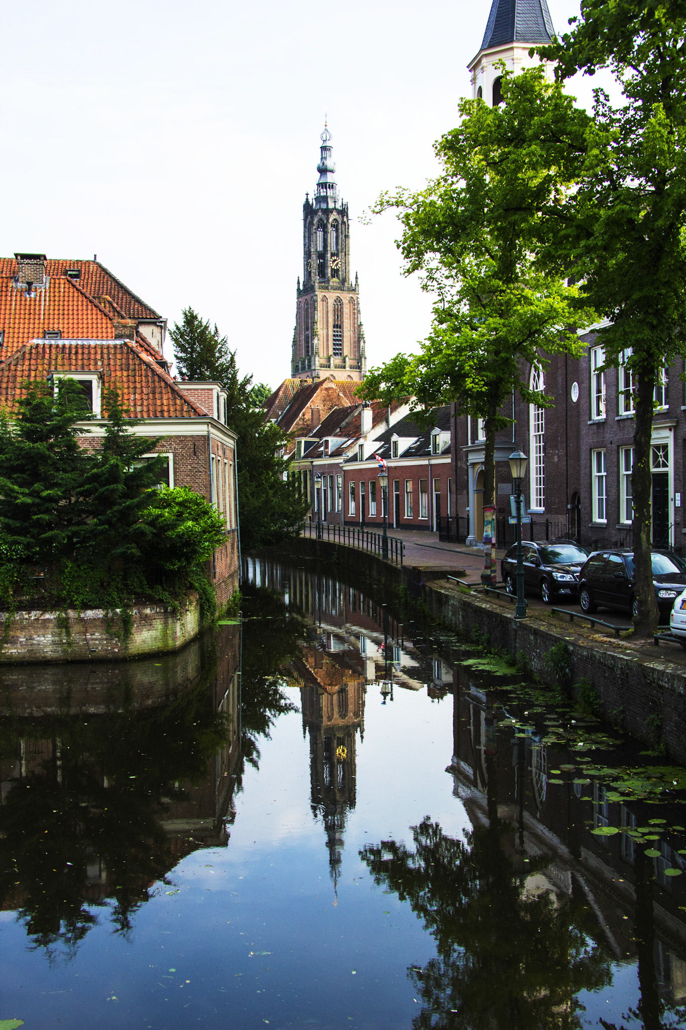 For a long time this was the highest spire in the Netherlands. Amersfoort is a beautiful place to visit.