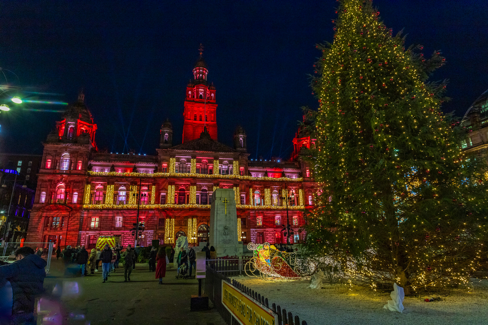 Glasgow Night Time 29 November 2023