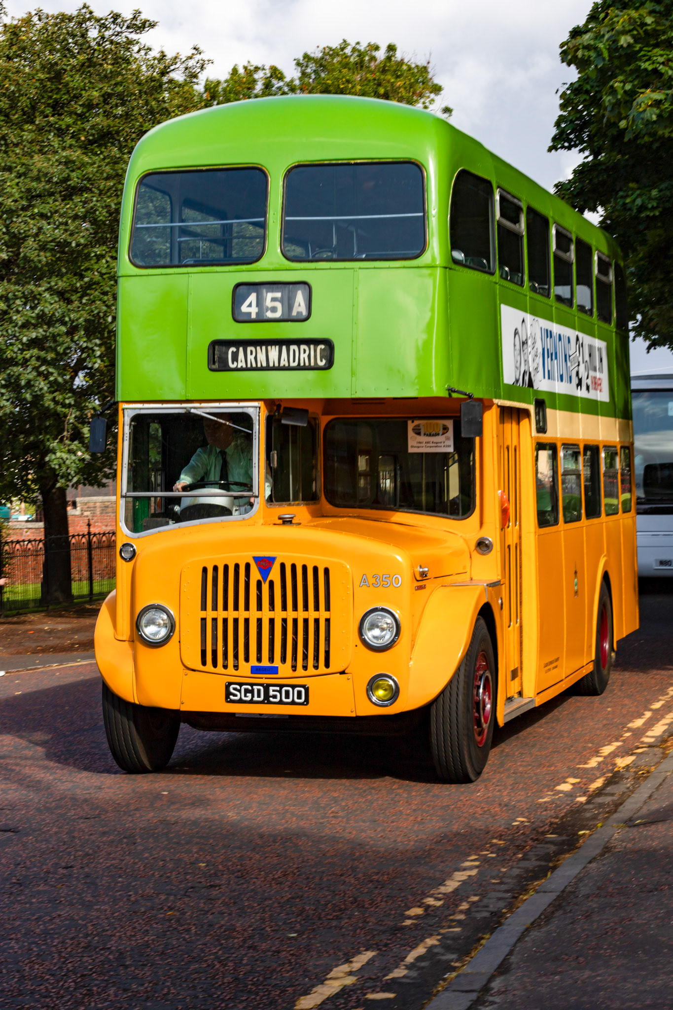 SGD500 Number: A350 AEC Regent 1964 - 100 years of Glasgow Corporation Motorbuses at the People's Palace Glasgow 03 August 2024