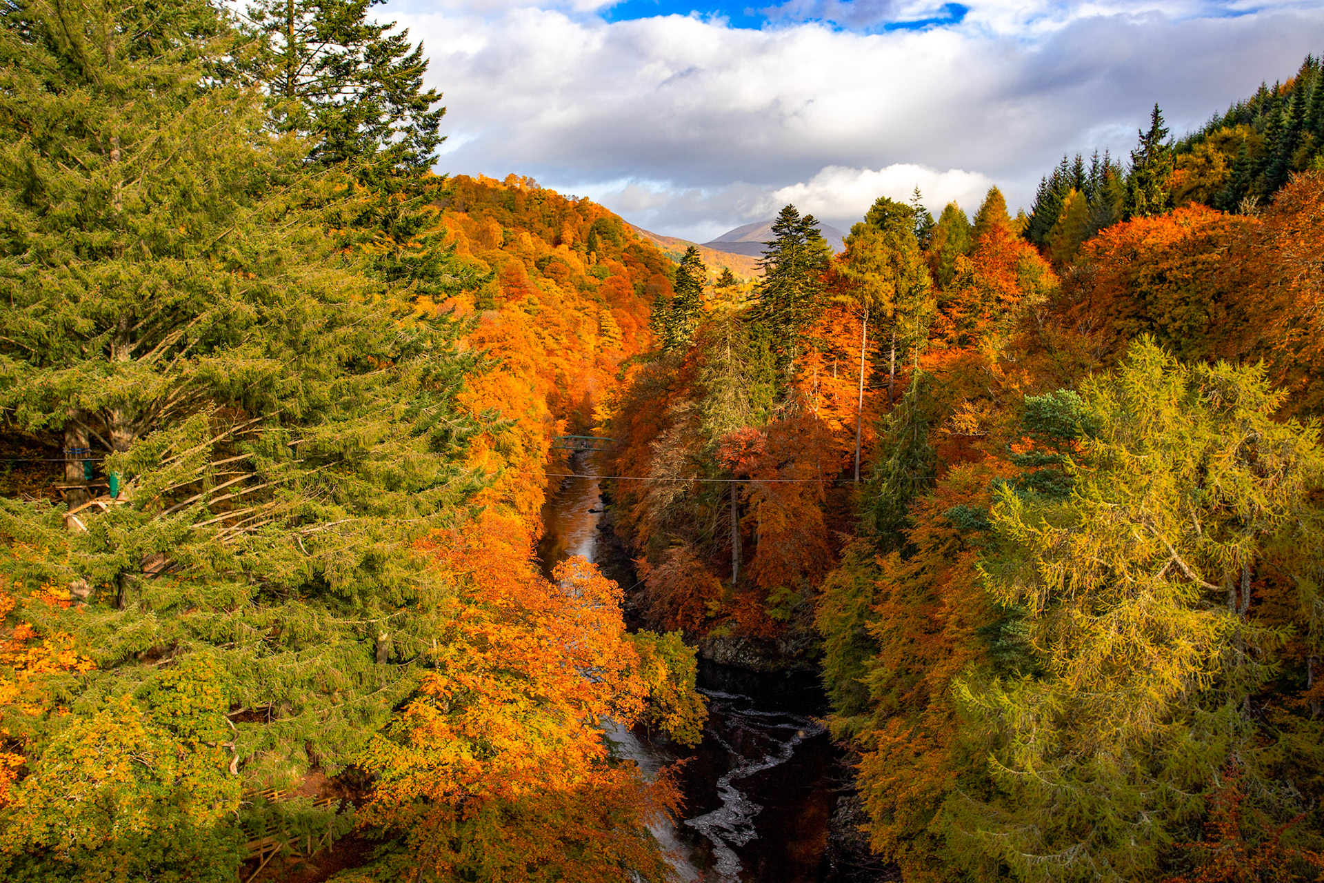 Garry Bridge. Autumnal Tour around Perthshire 19 October 2024