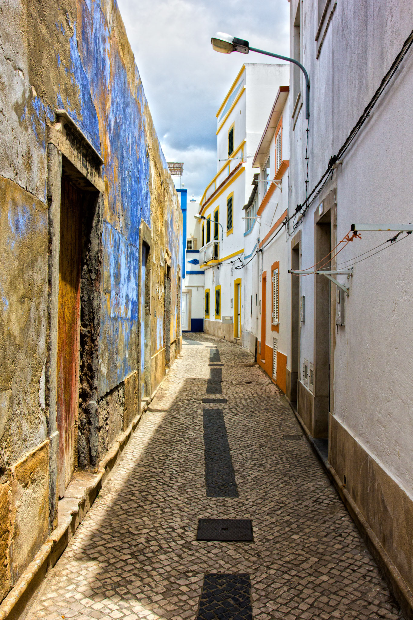 Old buildings in Olhão.