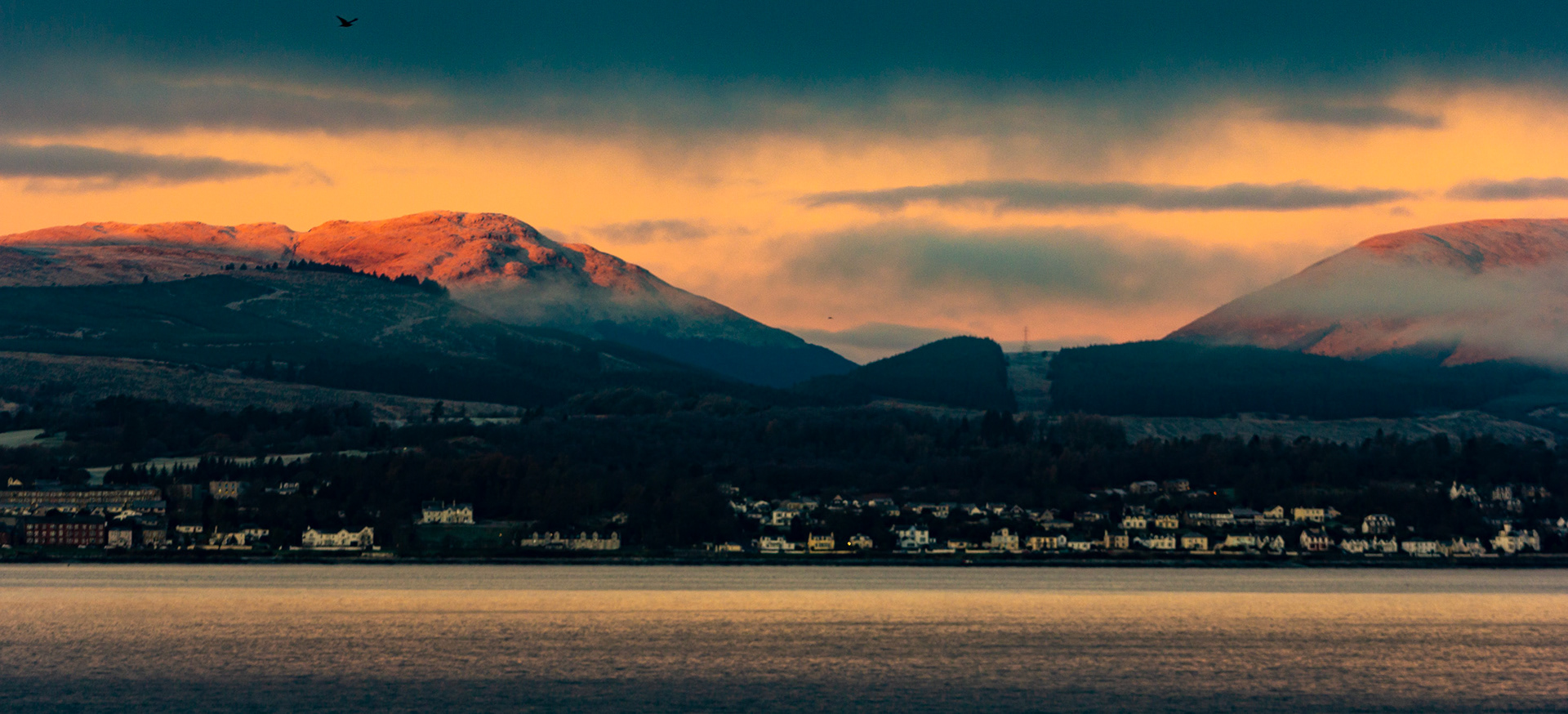 Fog over the Firth of Clyde at Gourock 13 December 2022