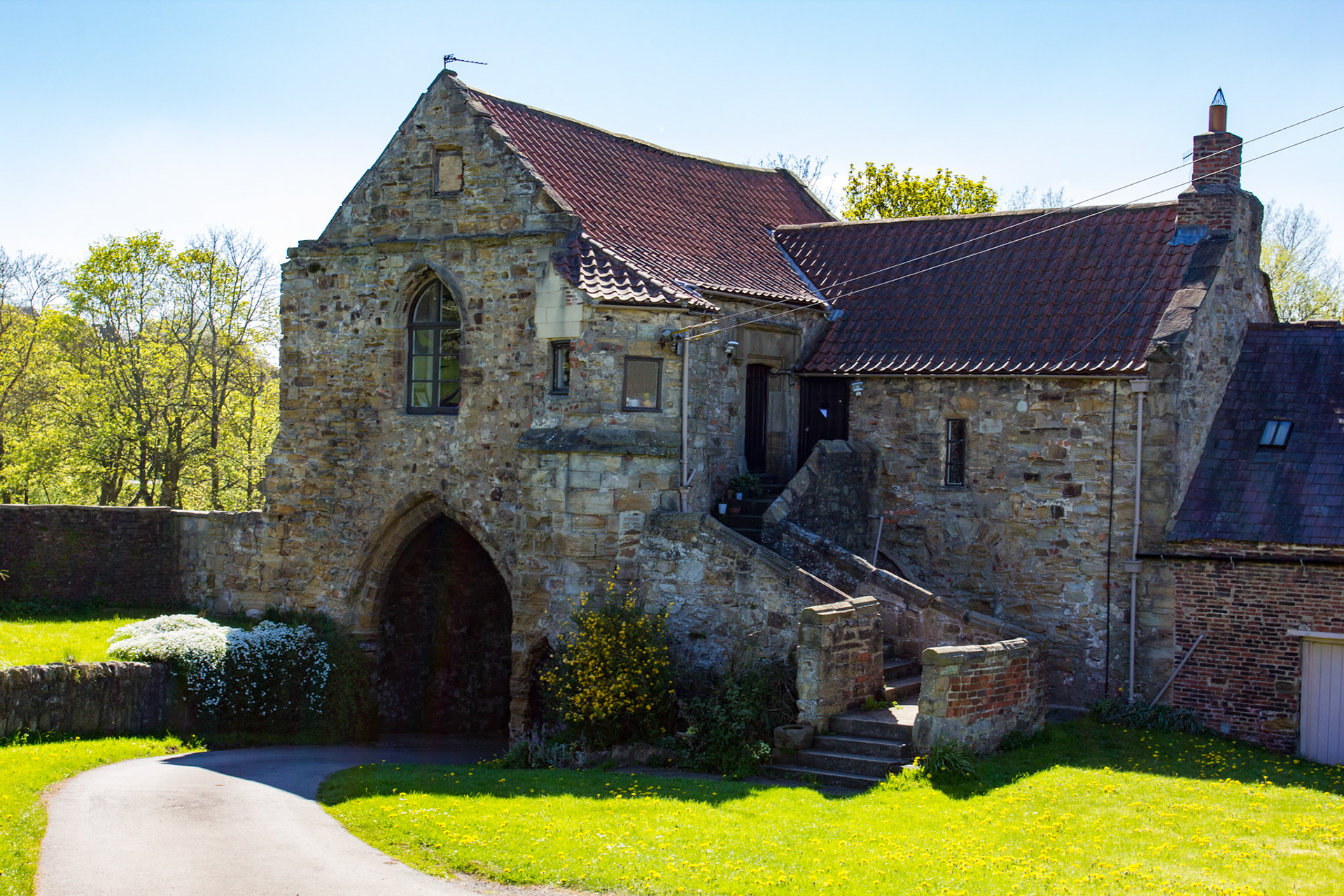 The Hospital of St Giles of Kepier, founded in 1180. This is next to the Grange farm (dating from 1400-1500s), which provided food to the Abbey in Durham, now Durham Cathedral.Please see my other Photographs at: www.jamespdeans.co.uk