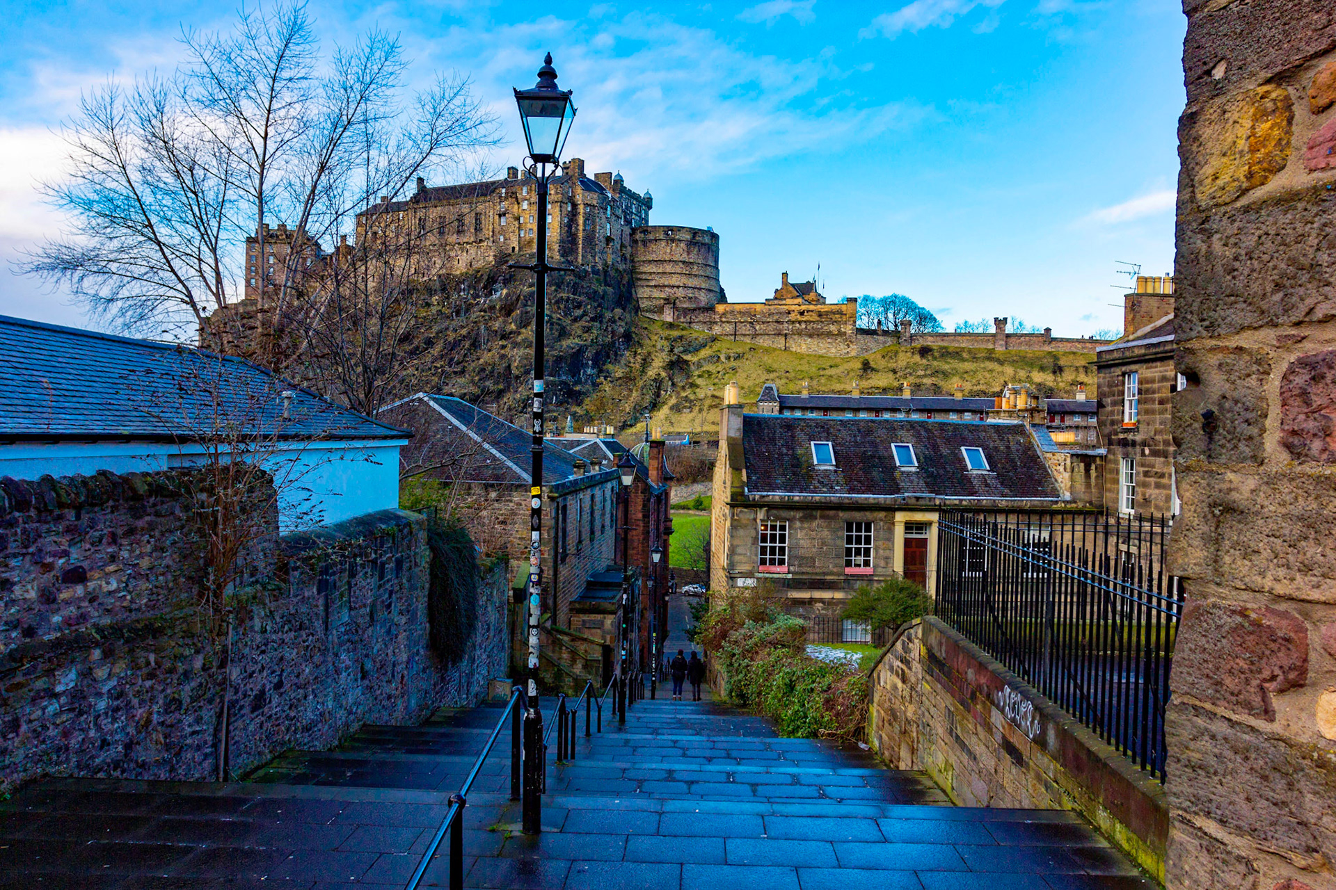 Edinburgh Castle from Flodden Wall