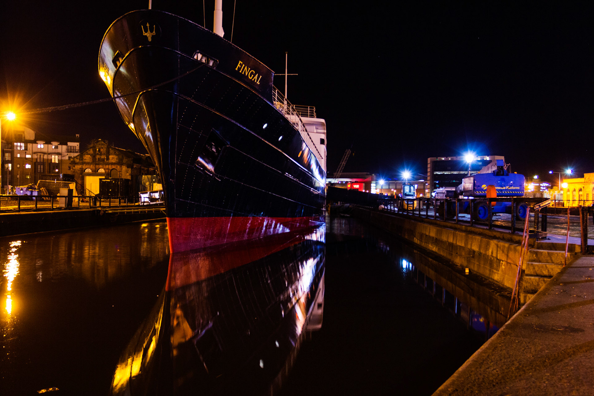 MV Fingal (now converted to hotel) in Leith Docks Please see my other Photographs at: www.jamespdeans.co.uk