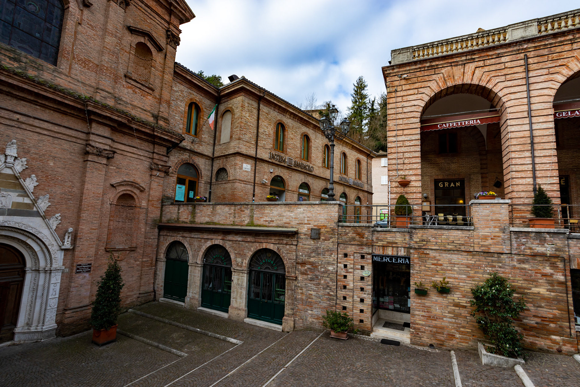 Amandola in the Sibillini Mountains 01 February 2020