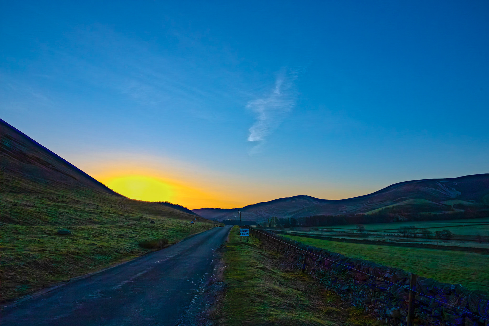 Scenery around Cademuir Hill