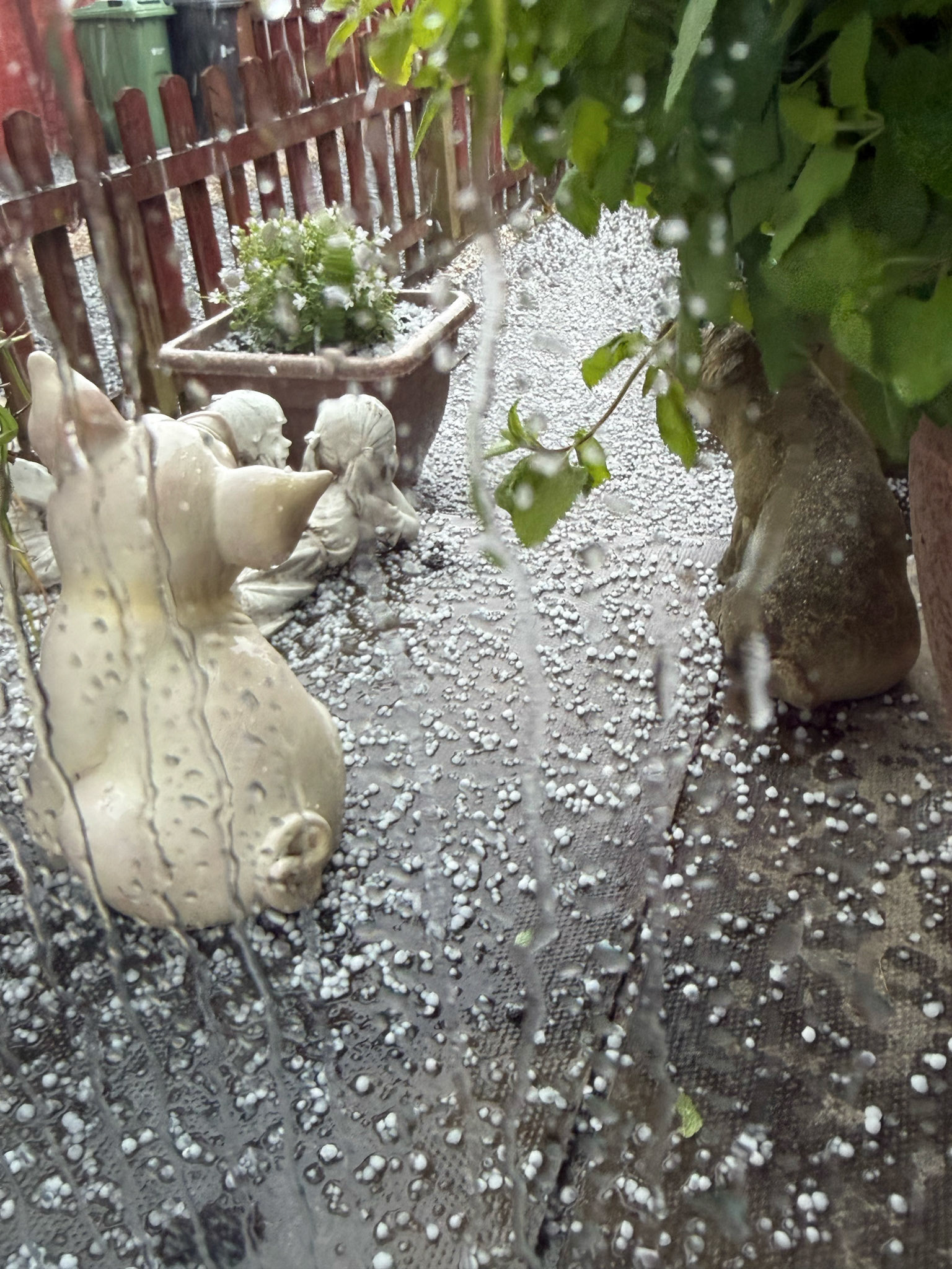 Hail Storm Livingston, West Lothian 09 June 2026