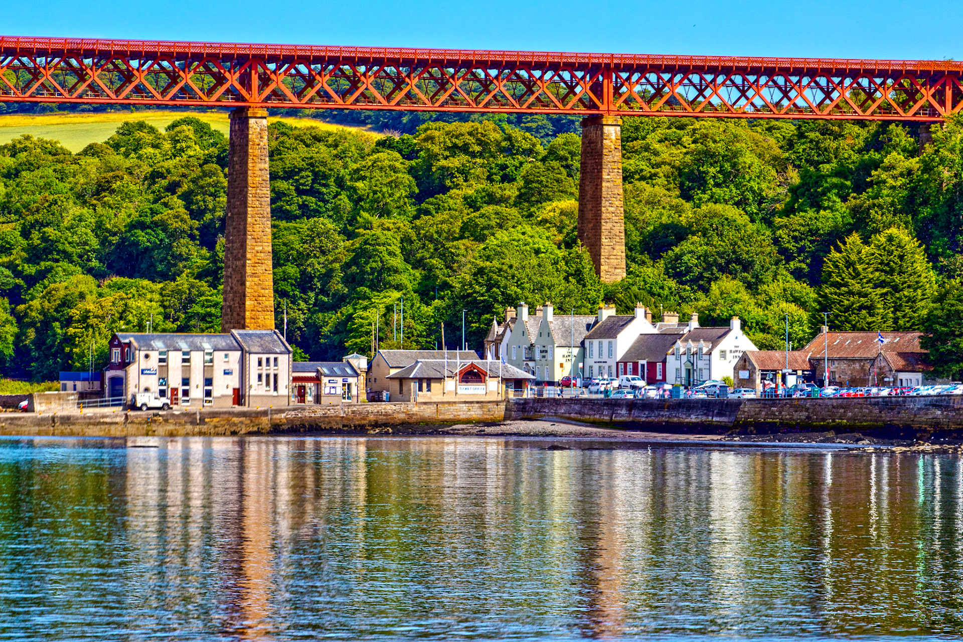 Hawes Pier, Firth of Forth at South Queensferry 21 July 2023