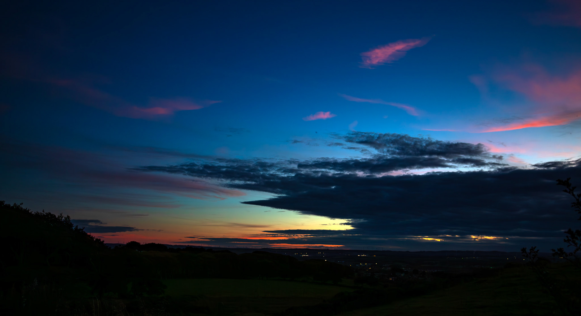 Sunset Bathgate Hills 16 Sept 2024