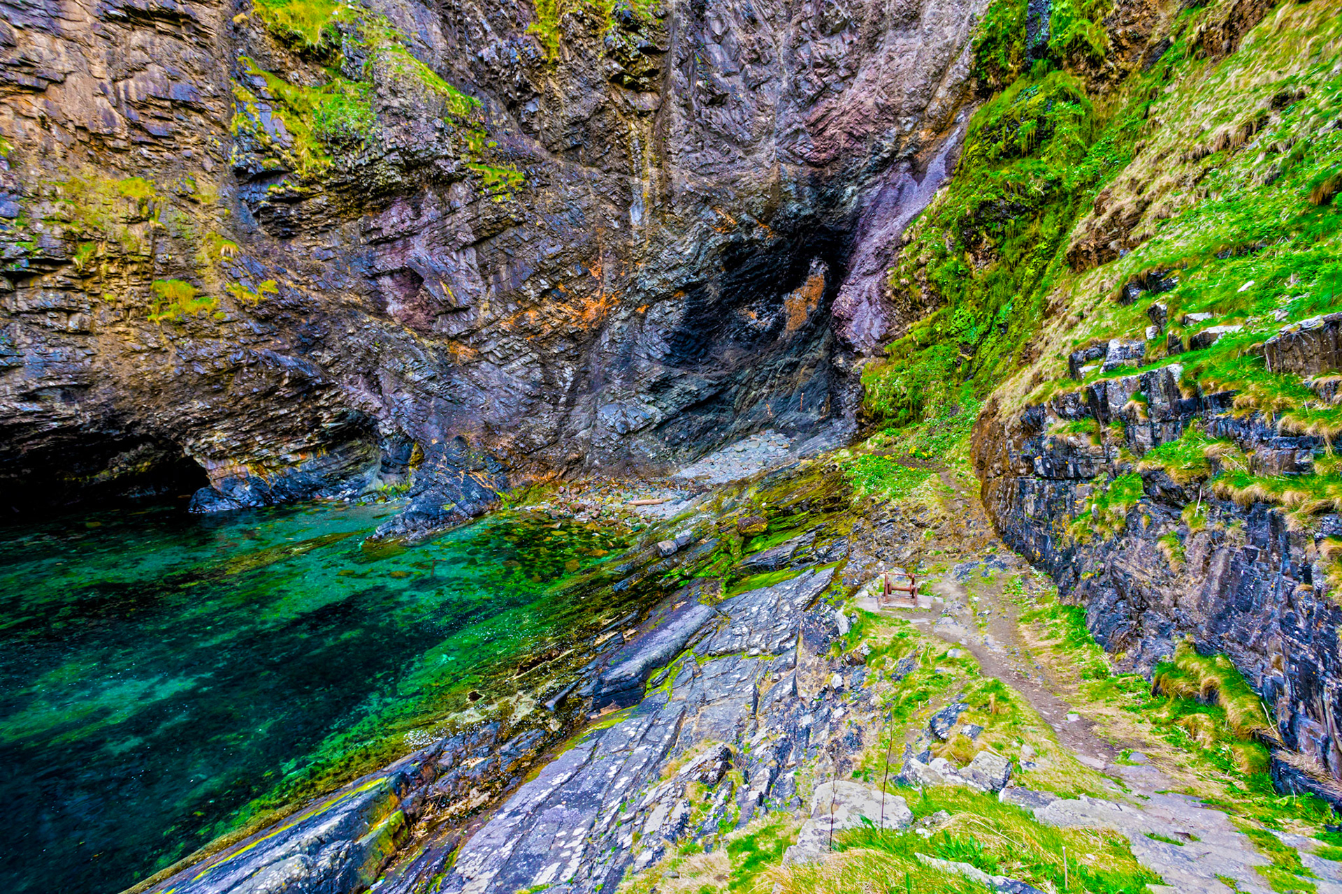 Whaligoe Harbour &amp; Steps