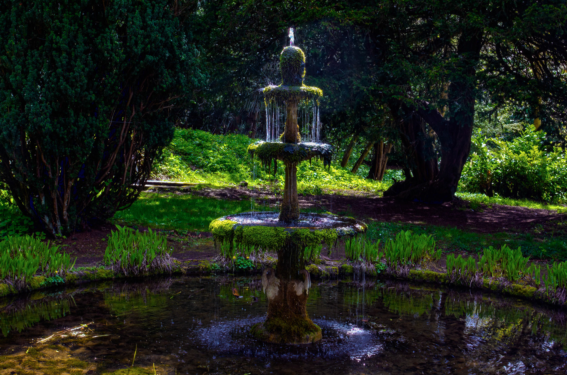 Gravity fed fountain - Malleny Gardens, Balerno 27 April 2026