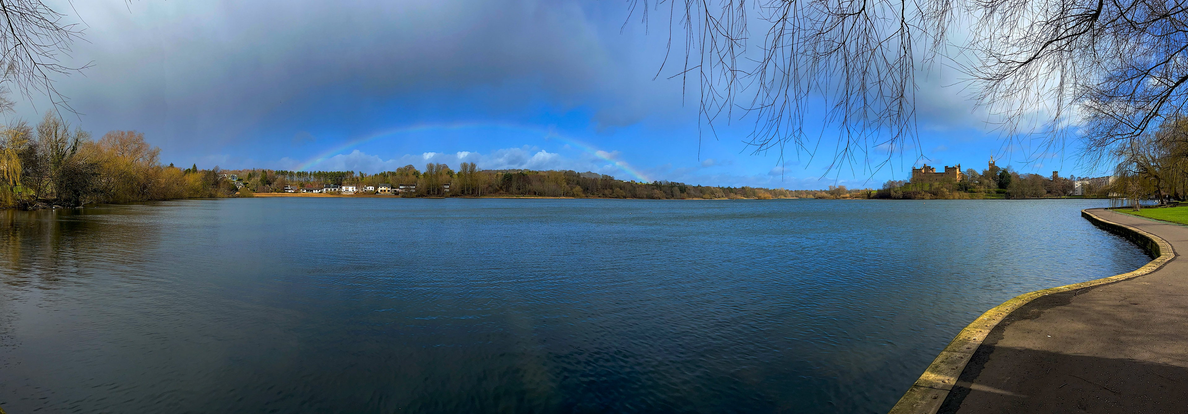 Rainbow at Linlithgow Loch 11 March 2026