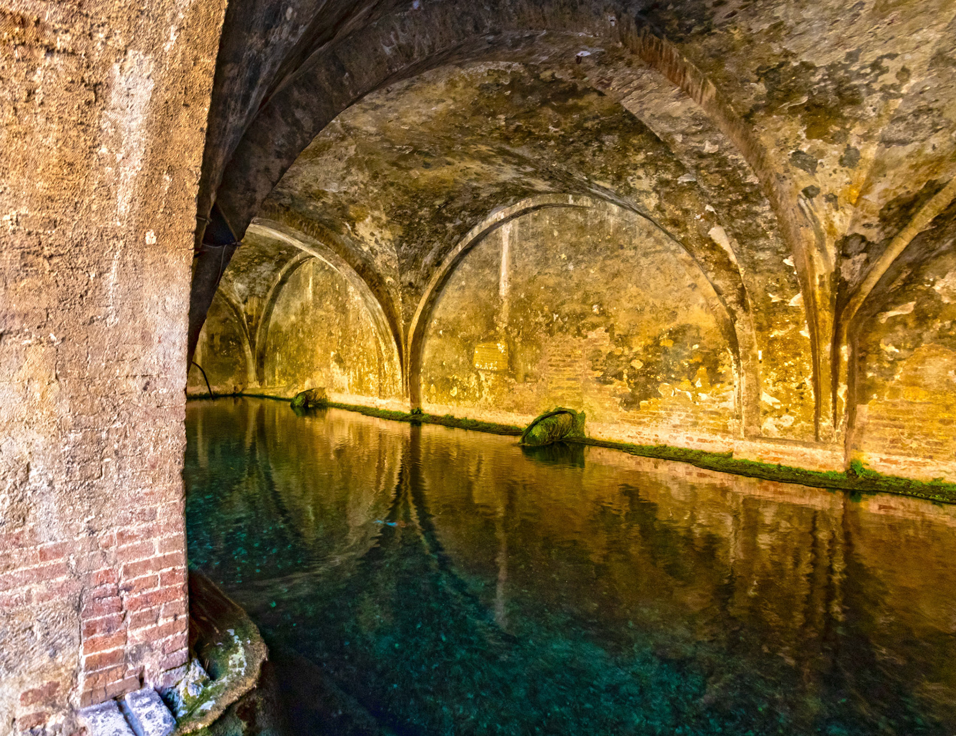 Fontebranda 13th-century fountain in Siena 17 June 2024