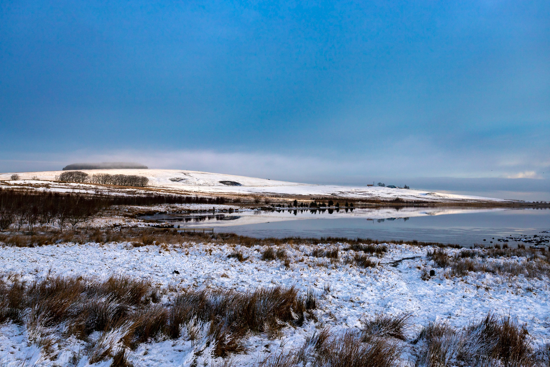 Harperrig Reservoir - swimming location Please see my other photos at JamesPDeans.co.uk