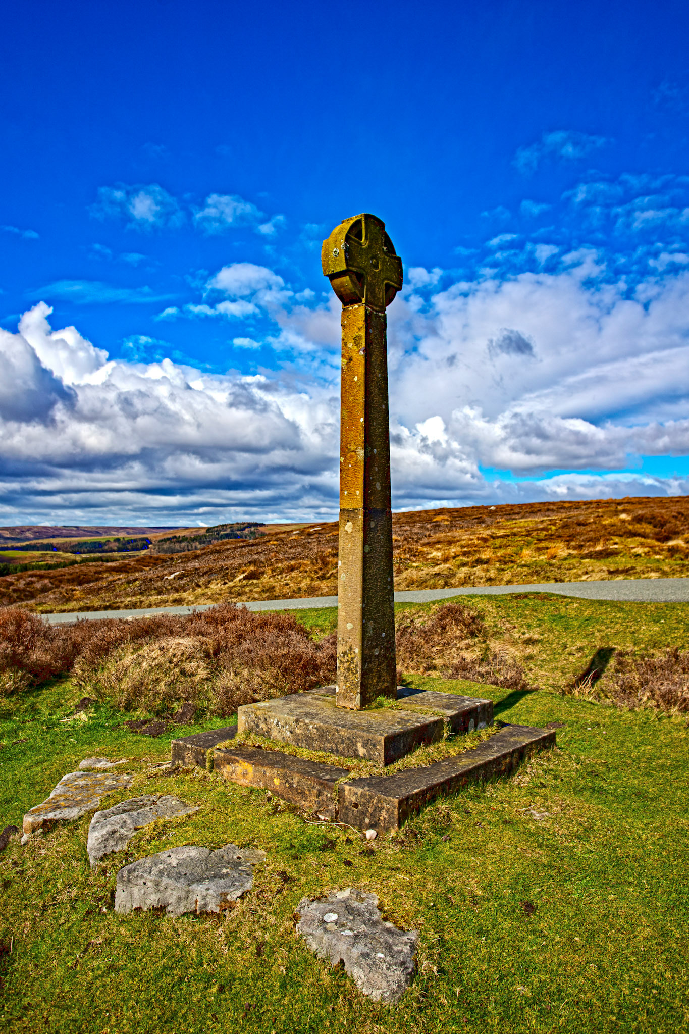 Heygate Bank - Rosedale - North York Moors 25 March 2026The Rosedale Millenium Cross - erected in the year 2000.